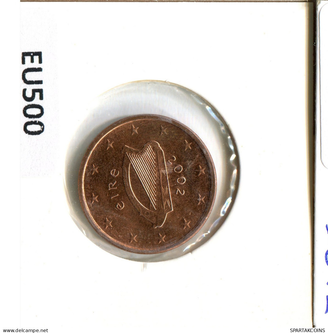 5 EURO CENTS 2002 IRELAND Coin #EU500.U - Irlanda