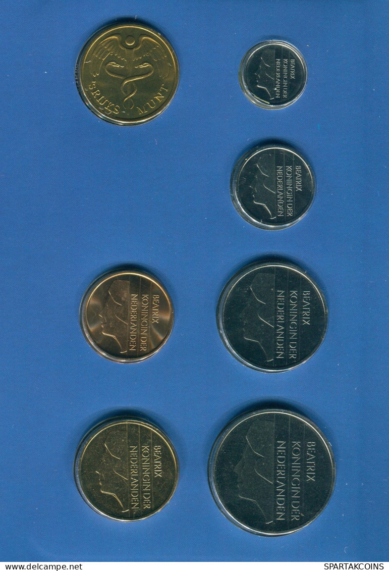 NEERLANDÉS NETHERLANDS 1991 MINT SET 6 Moneda + MEDAL #SET1111.7.E - Mint Sets & Proof Sets