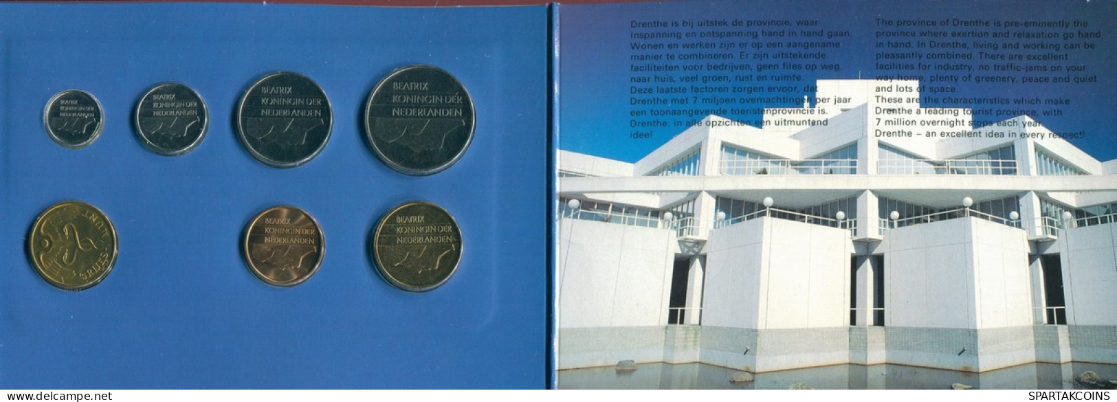 NEERLANDÉS NETHERLANDS 1991 MINT SET 6 Moneda + MEDAL #SET1111.7.E - Mint Sets & Proof Sets