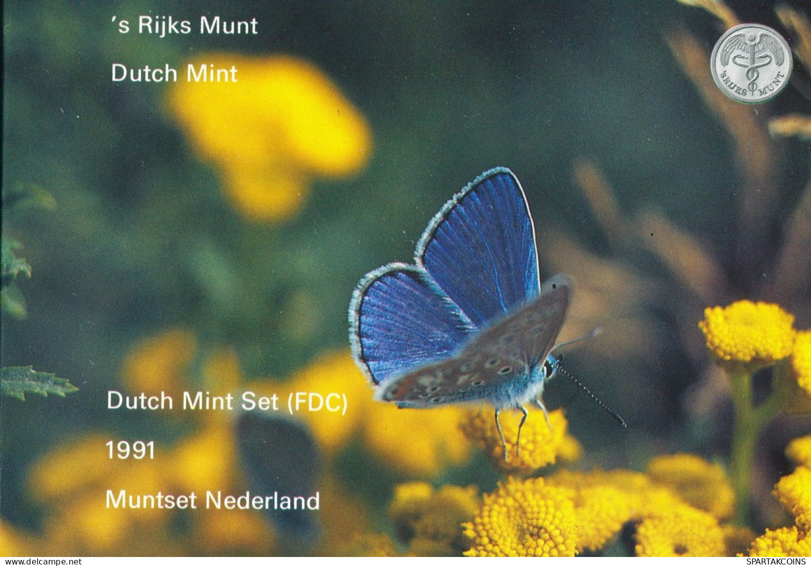 NEERLANDÉS NETHERLANDS 1991 MINT SET 6 Moneda + MEDAL #SET1111.7.E - Nieuwe Sets & Testkits