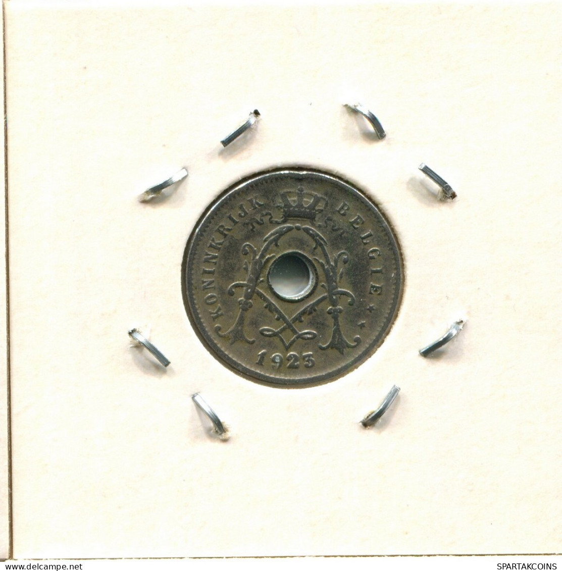 5 CENTIMES 1923 DUTCH Text BELGIEN BELGIUM Münze #BA254.D - 5 Cent