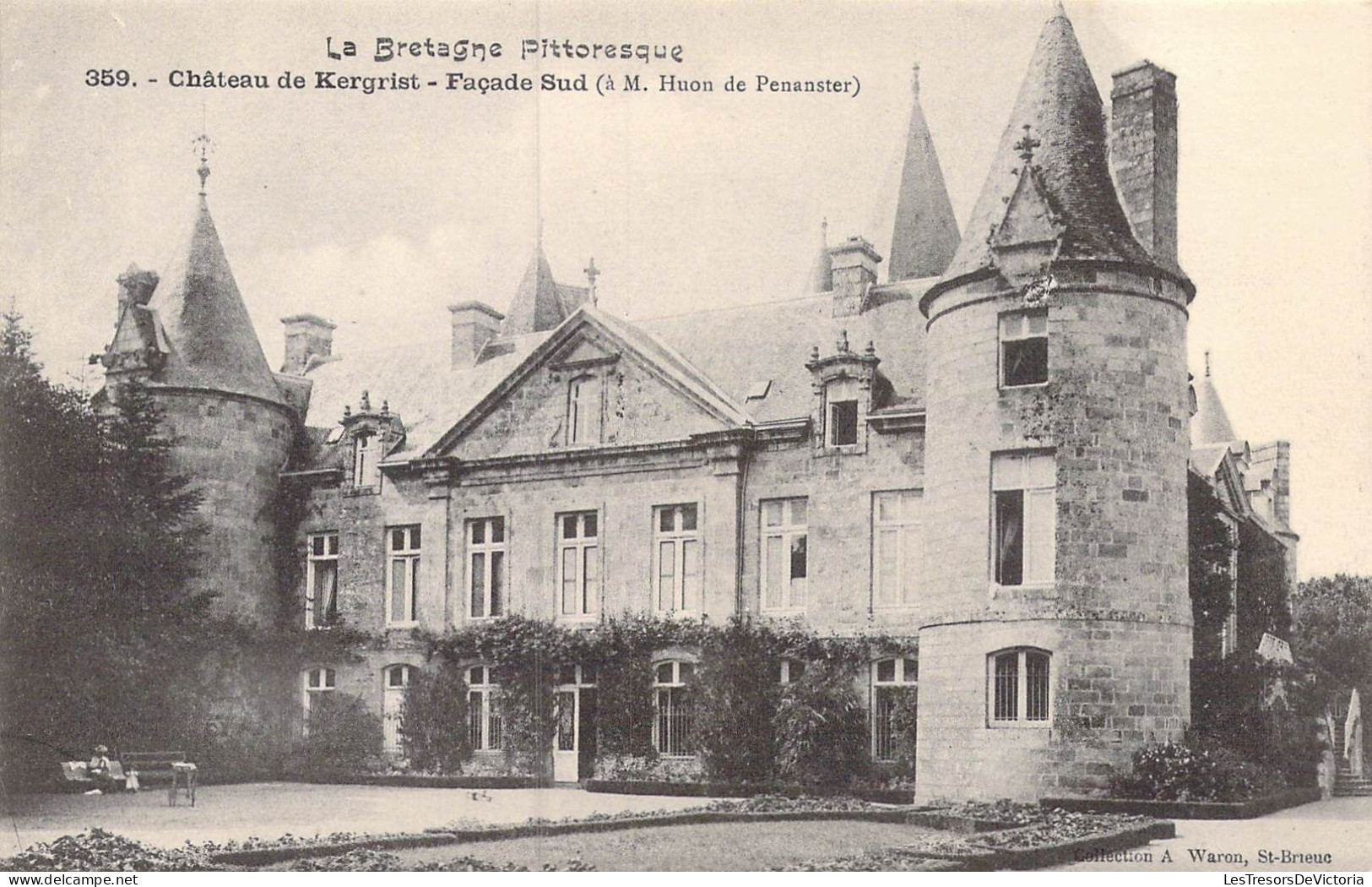 FRANCE - 22 - Plouberze - Château De Kergrist - Façade Sud - Carte Postale Ancienne - Autres & Non Classés