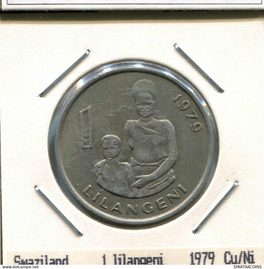 1 LILANGENI 1979 SWAZILANDIA SWAZILAND Moneda #AS307.E - Swaziland