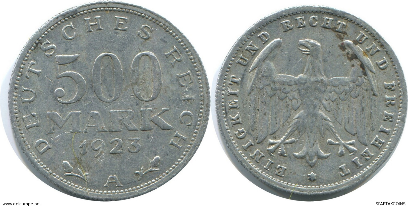 500 MARK 1923 A DEUTSCHLAND Münze GERMANY #AD757.9.D - 200 & 500 Mark