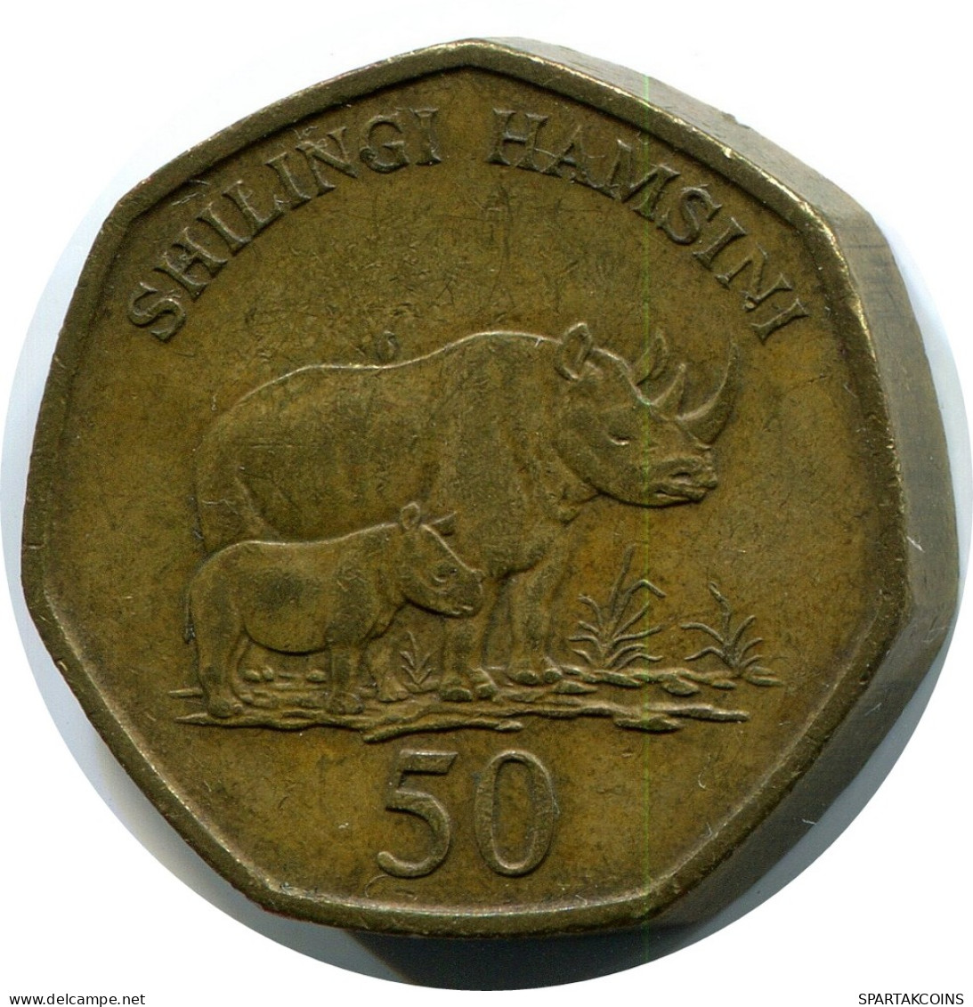 50 SHILLINGI 1996 TANZANIE TANZANIA Pièce #AP948.F - Tansania