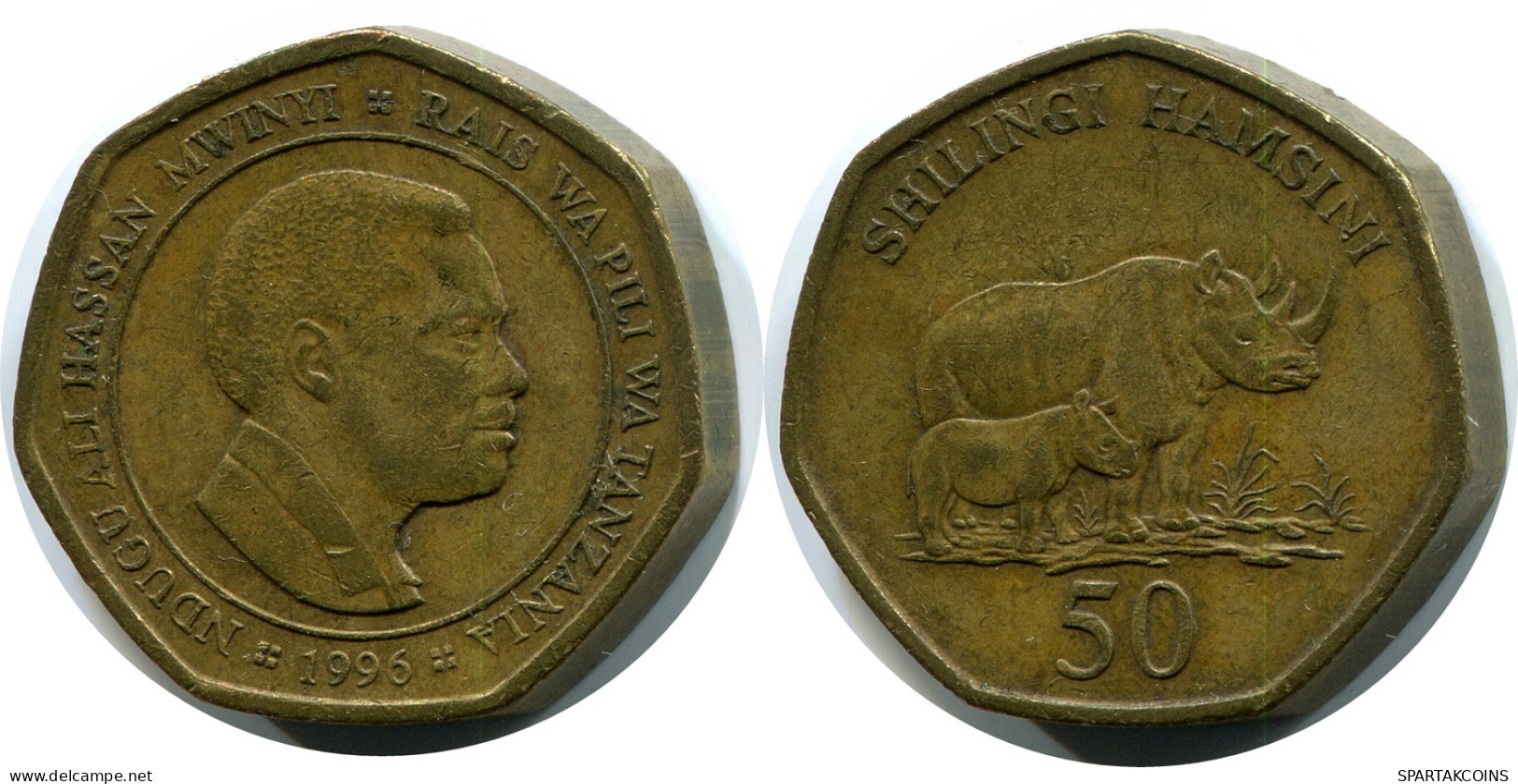 50 SHILLINGI 1996 TANZANIE TANZANIA Pièce #AP948.F - Tanzanie