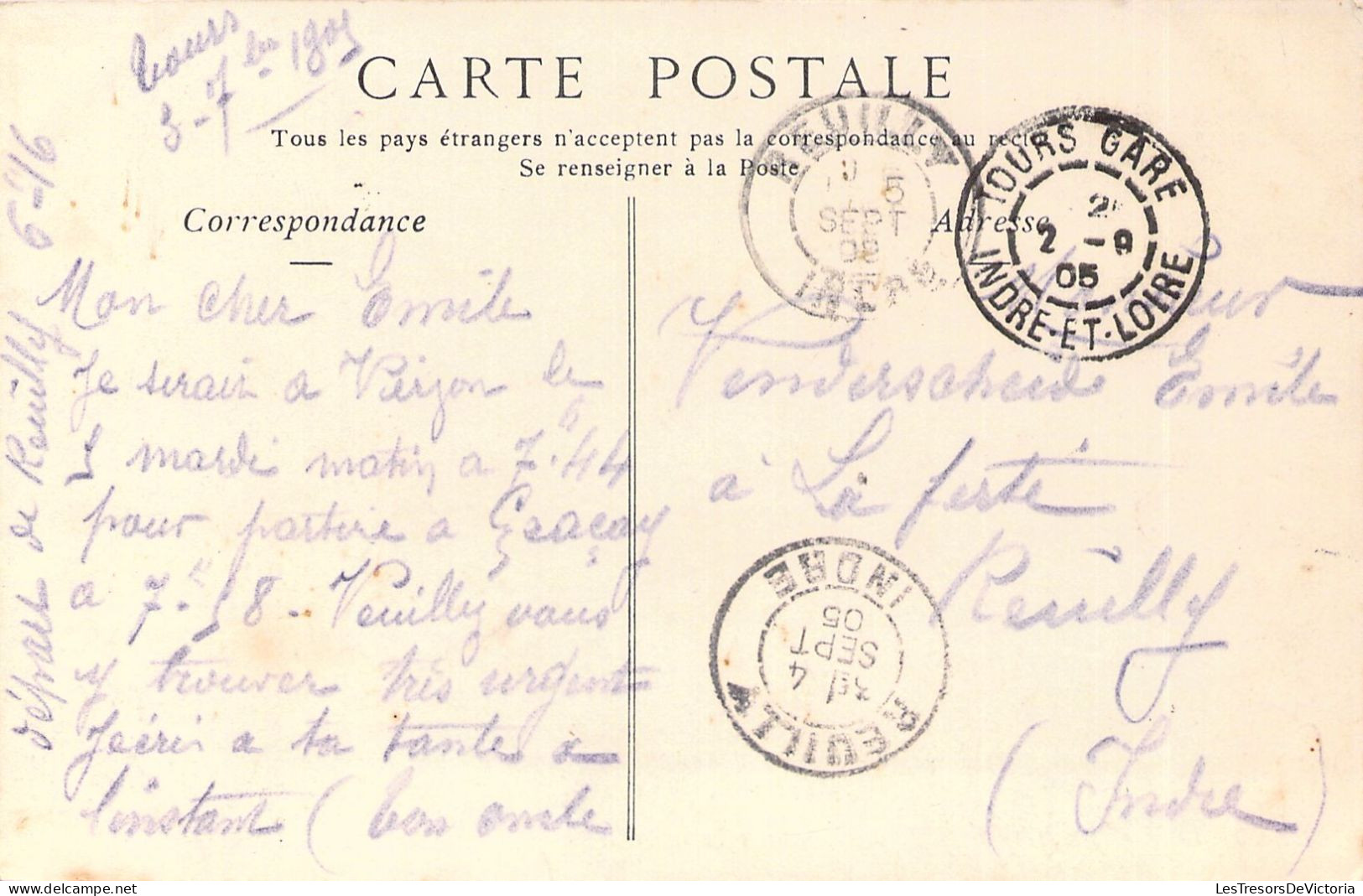 FOLKLORE - En Touraine - Dentellières Tourangelles - Carte Postale Ancienne - Trachten
