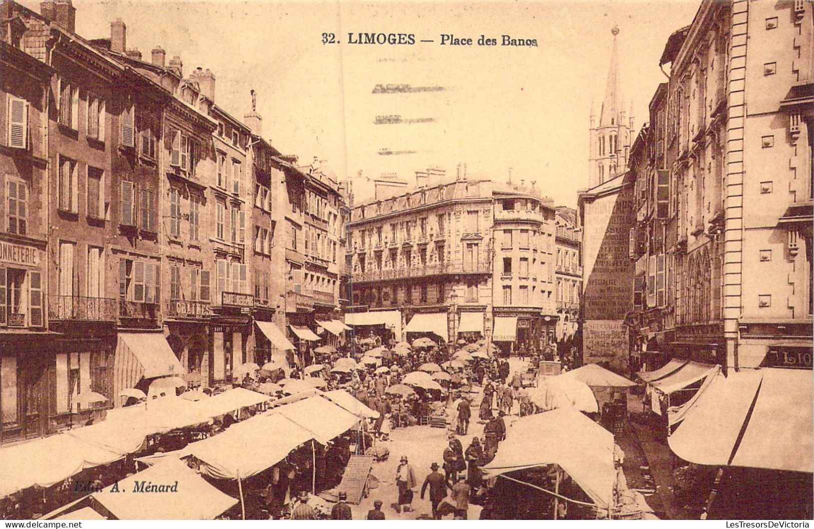 FRANCE - 87 - Limoges - Place Des Banos - Carte Postale Ancienne - Limoges