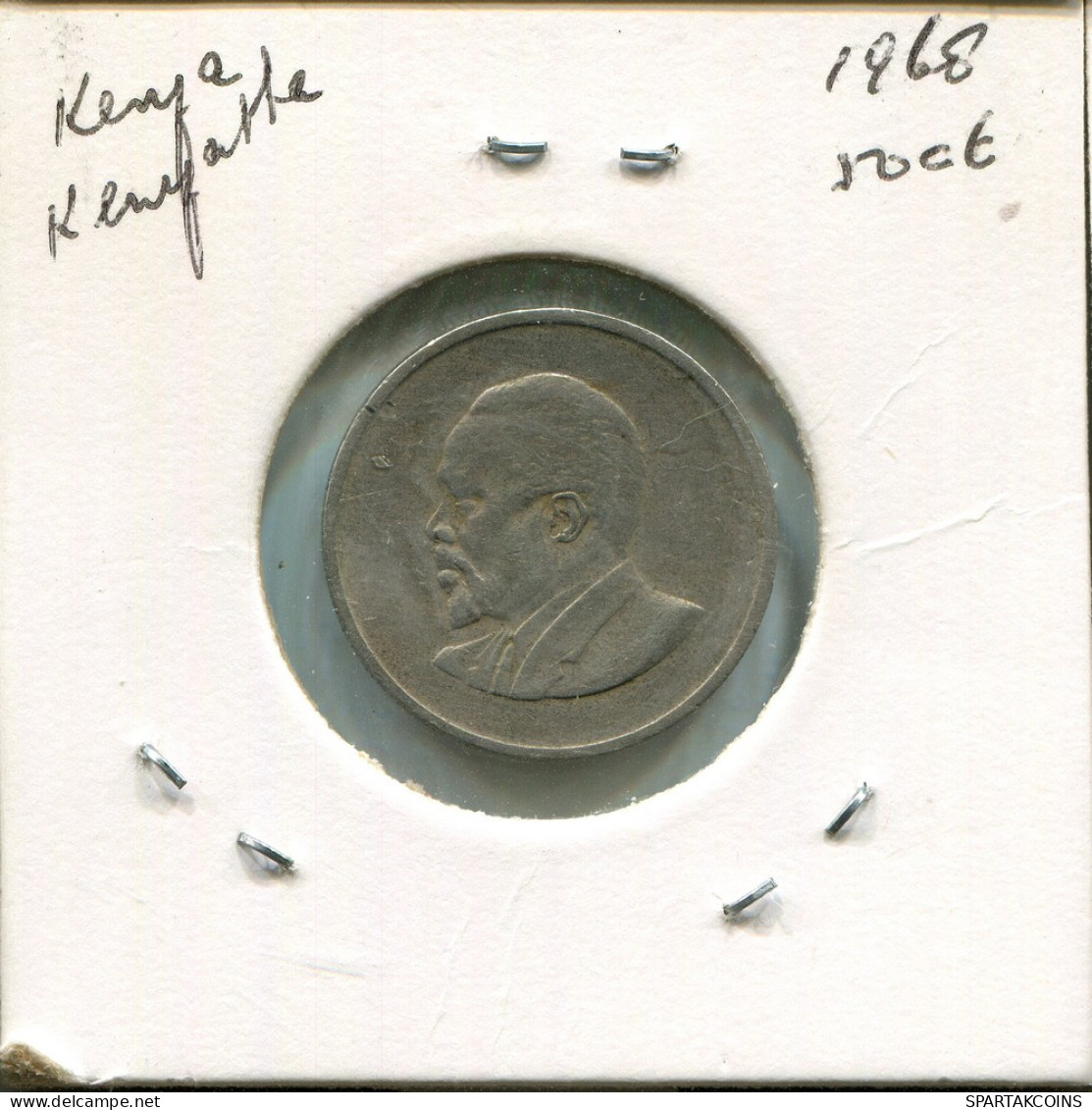 50 CENTS 1968 KENIA KENYA Münze #AN739.D - Kenia