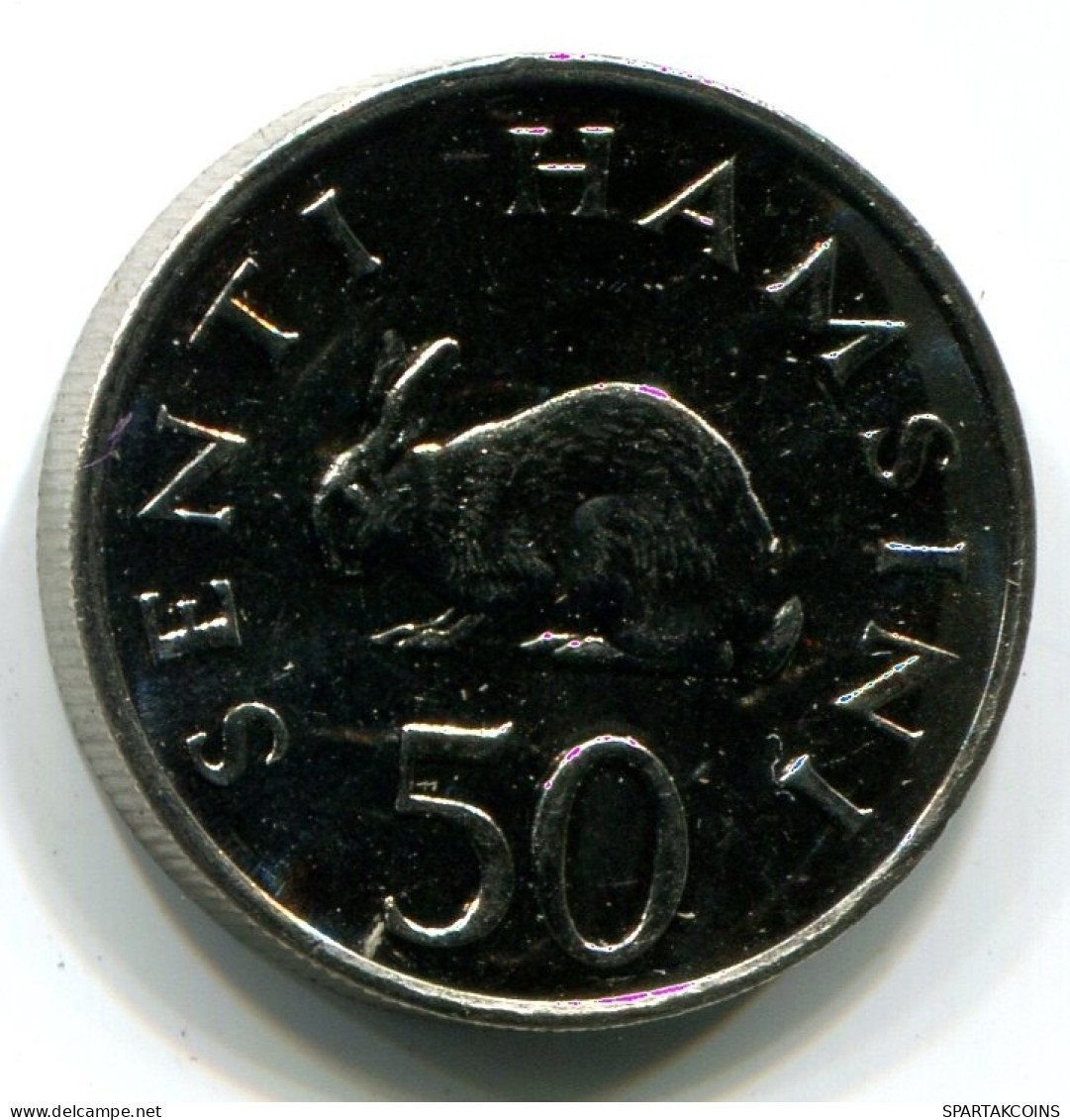 50 SENTI 1990 TANSANIA TANZANIA UNC Rabbit Münze #W11331.D - Tanzania