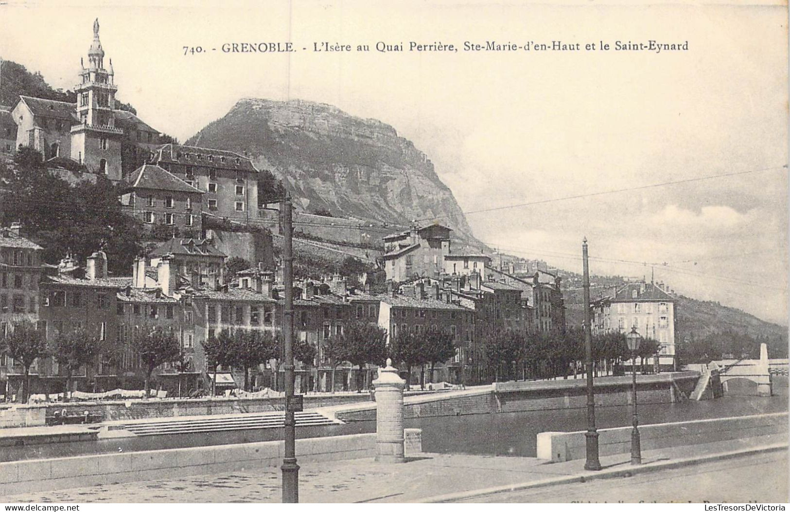 FRANCE - 38 - Grenoble - L'Isère Au Quai Perrière, Ste-Marie-d'en-Haut Et Le Saint-Eynard - Carte Postale Ancienne - Grenoble