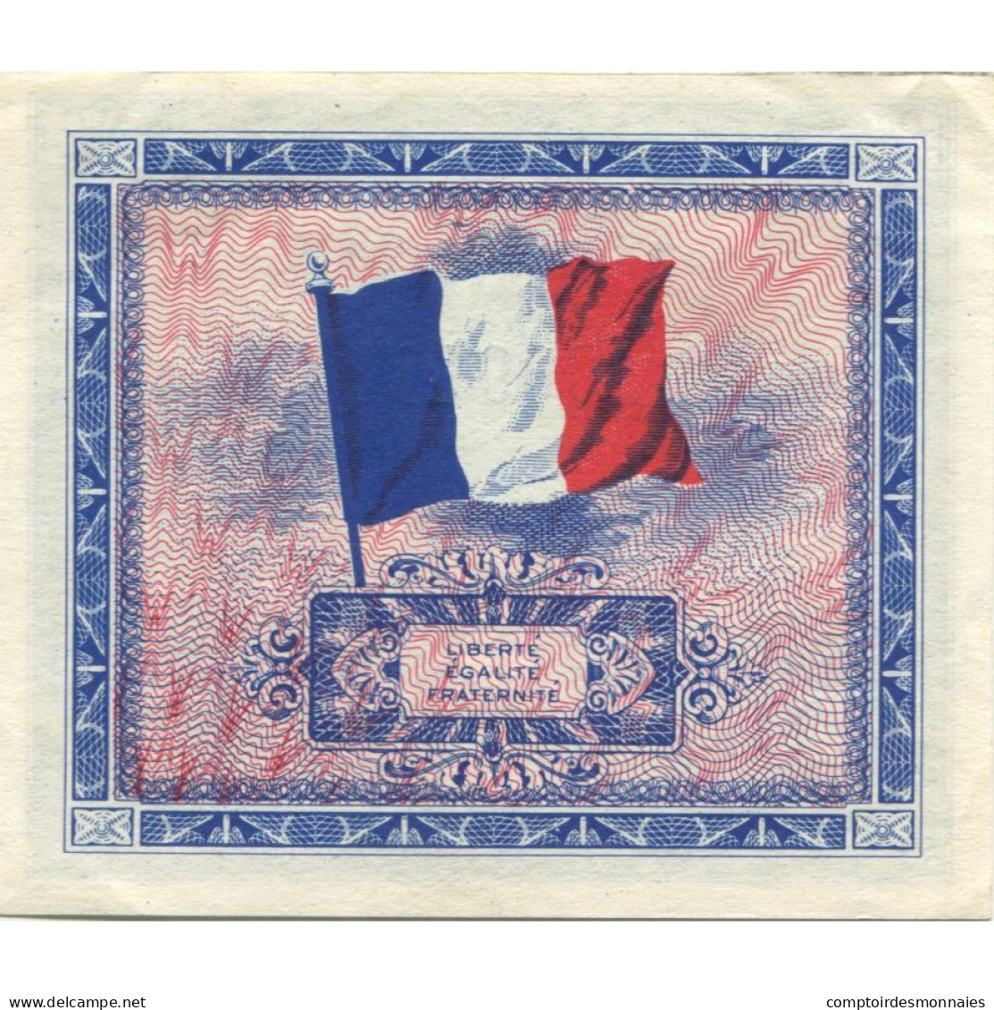 France, 5 Francs, Drapeau/France, 1944, 40091875, SPL, KM:115a - 1944 Drapeau/France
