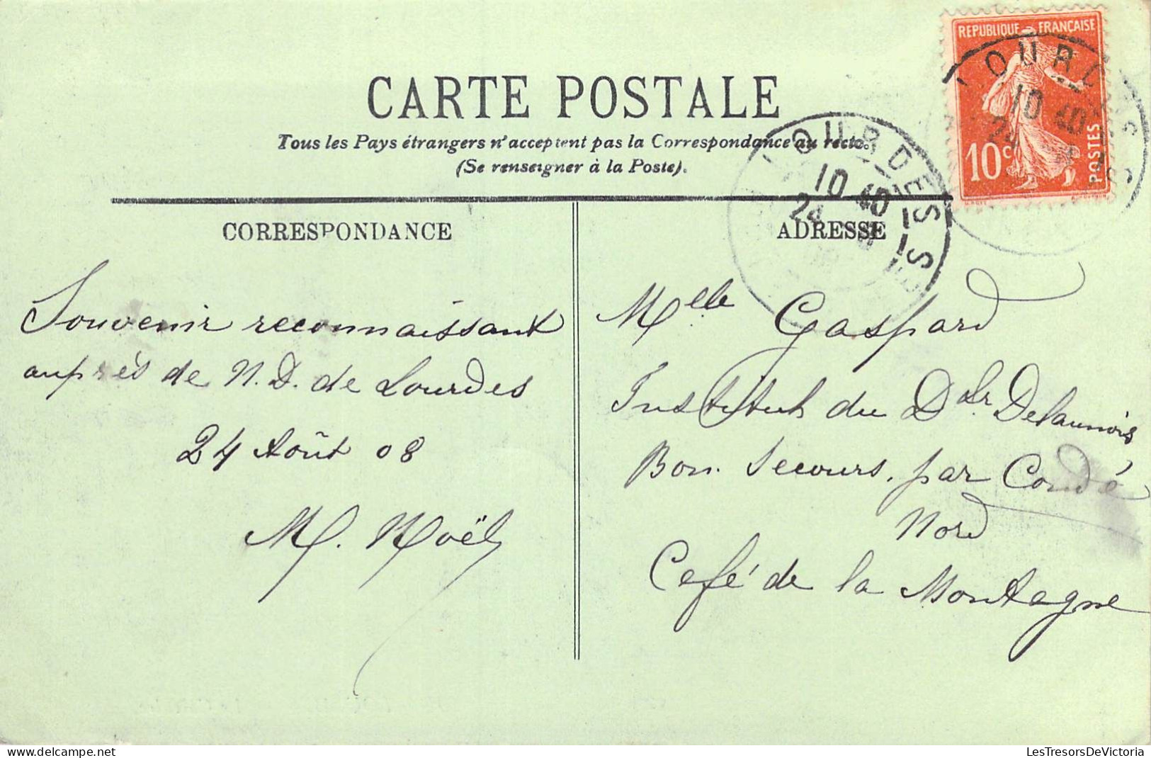 FRANCE - 65 - Lourdes - Le Calvaire - La Première Station - Carte Postale Ancienne - Lourdes