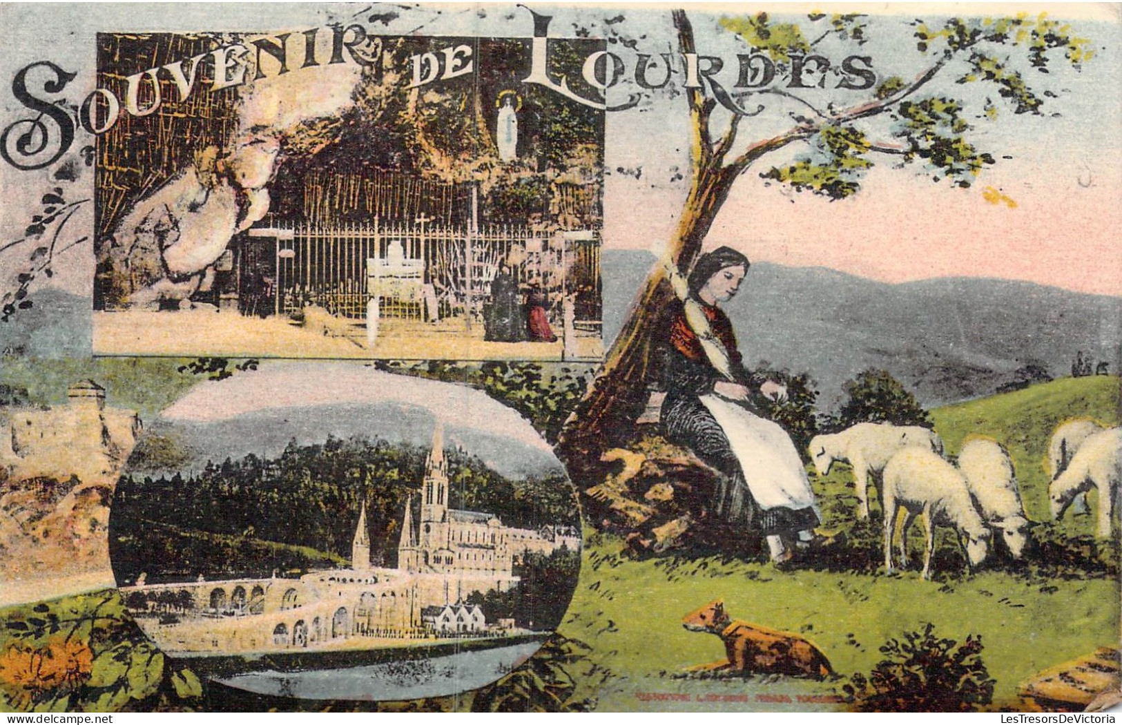 FRANCE - 65 - Lourdes - Souvenir De Lourdes - Carte Postale Ancienne - Lourdes