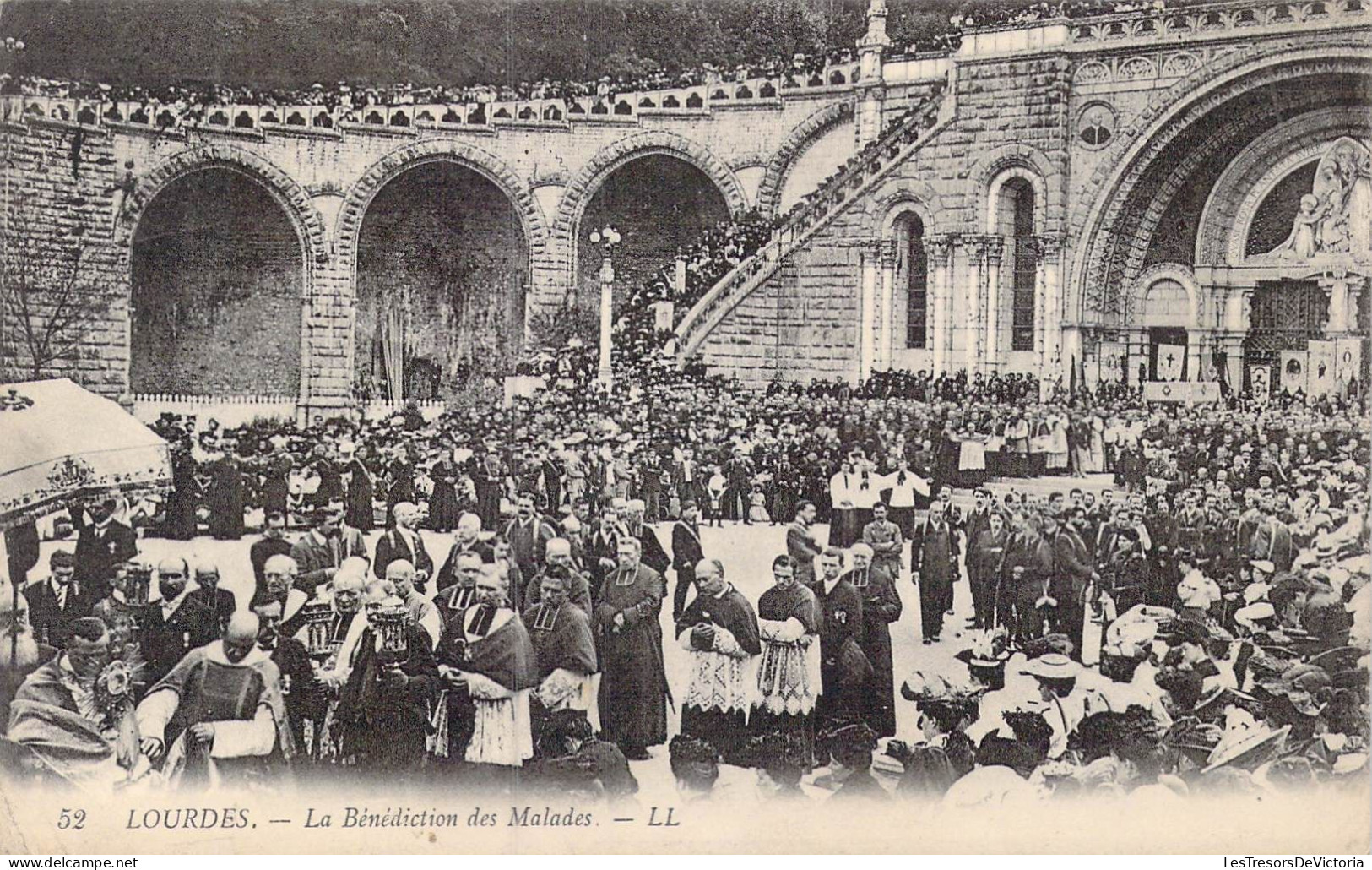 FRANCE - 65 - Lourdes - La Bénédiction Des Malades - Carte Postale Ancienne - Lourdes