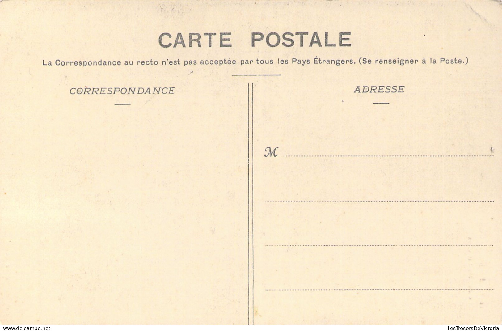 FOLKLORE - Faute De Frappe - En BRETAGGE - Le Double Lit Clos - Carte Postale Ancienne - Costumes