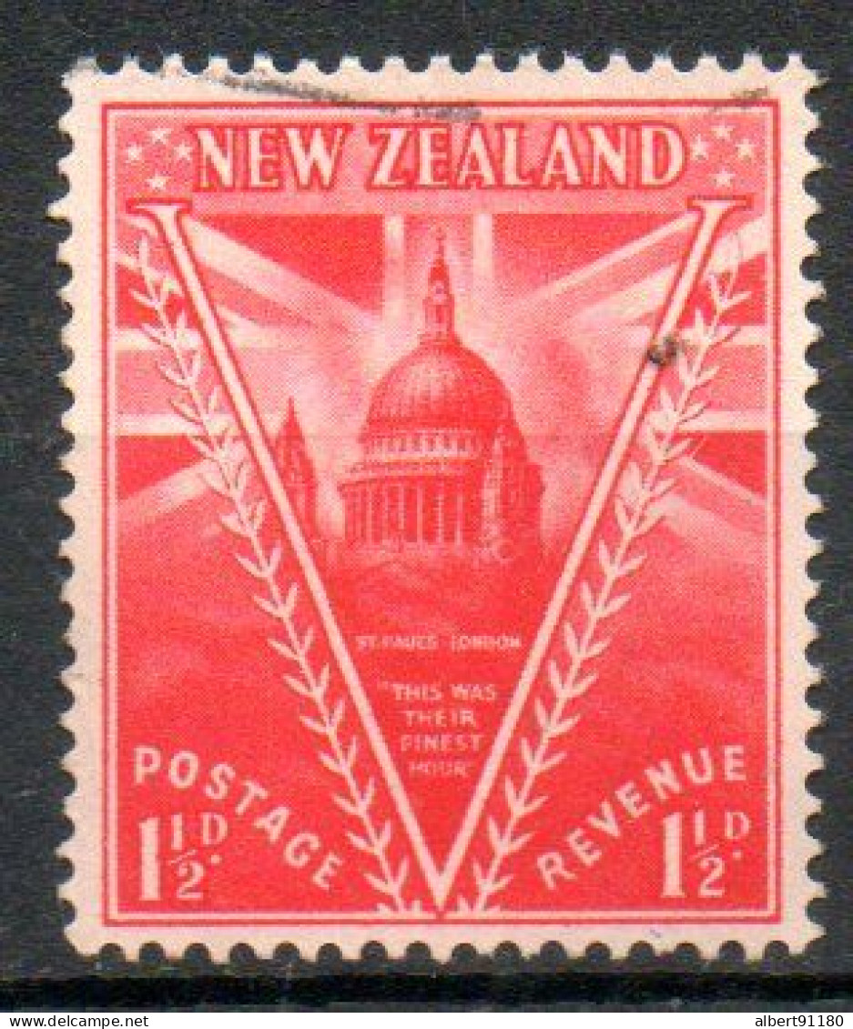 NOUVELLE-ZELANDE Cathédrale St Paul 1946 N° 274 - Used Stamps