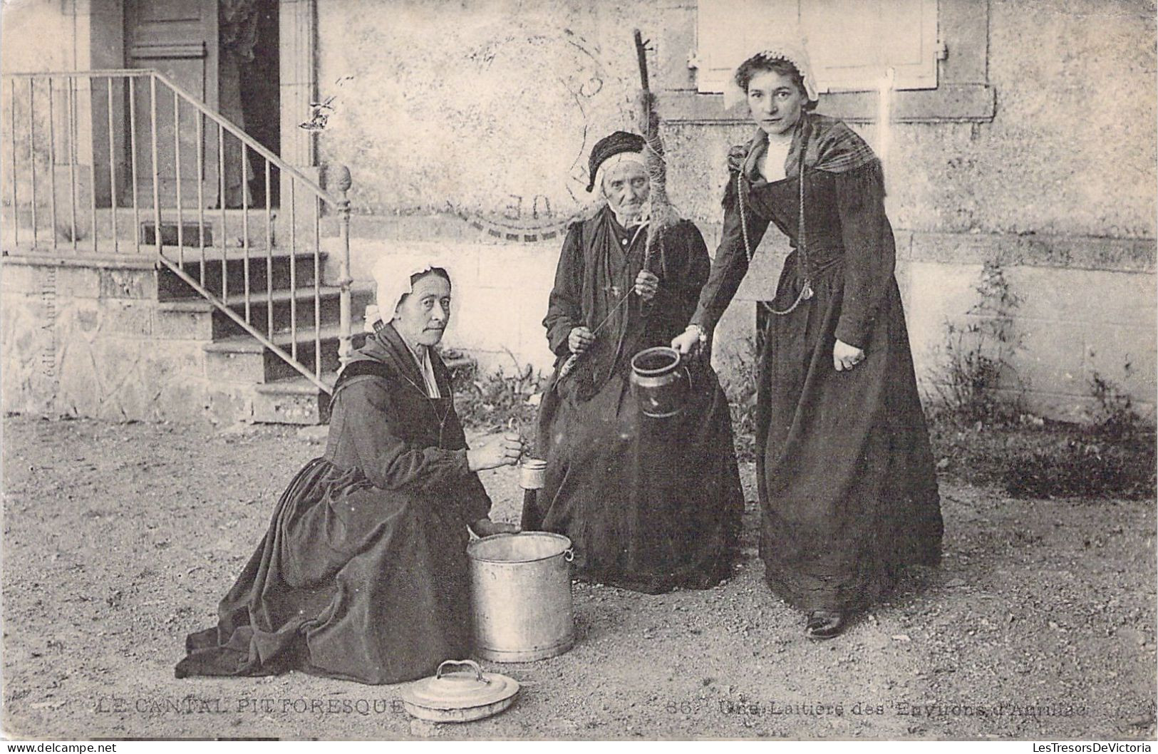 FOLKLORE - Le Cantal Pittoresque - Carte Postale Ancienne - Vestuarios