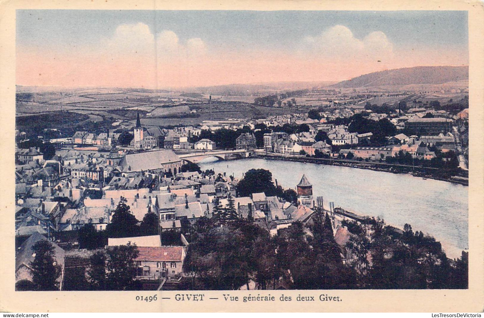 FRANCE - 08 - Givet - Vue Générale Des Deux Givet - Carte Postale Ancienne - Givet