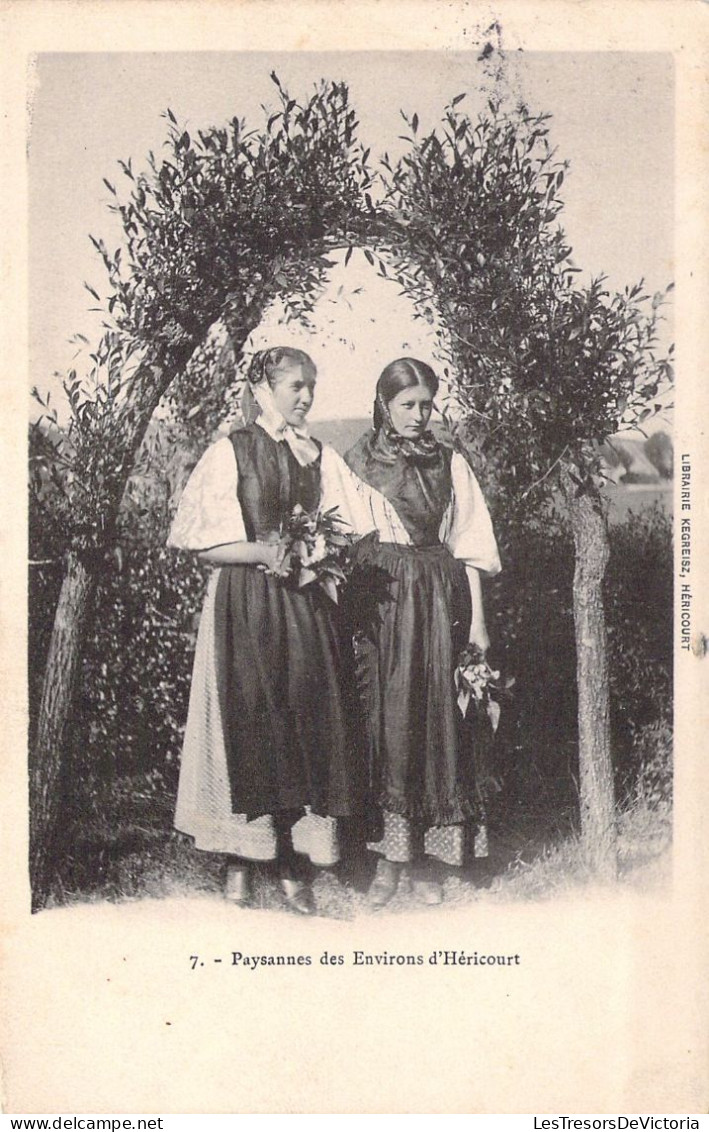 FOLKLORE - Paysannes Des Environs D'Héricourt - Carte Postale Ancienne - Costumes