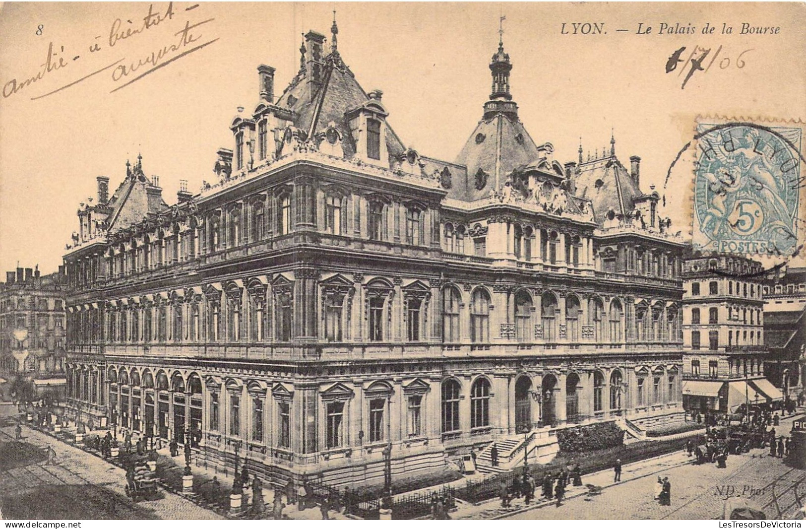 FRANCE - 69 - Lyon - Le Palais De La Bourse - Carte Postale Ancienne - Autres & Non Classés