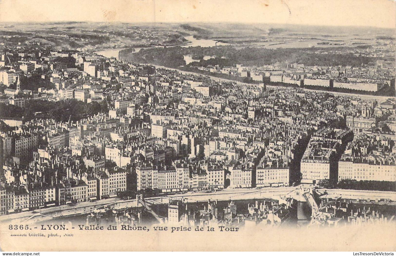 FRANCE - 69 - Lyon - Vallée Du Rhône, Vue Prise De La Tour - Carte Postale Ancienne - Sonstige & Ohne Zuordnung