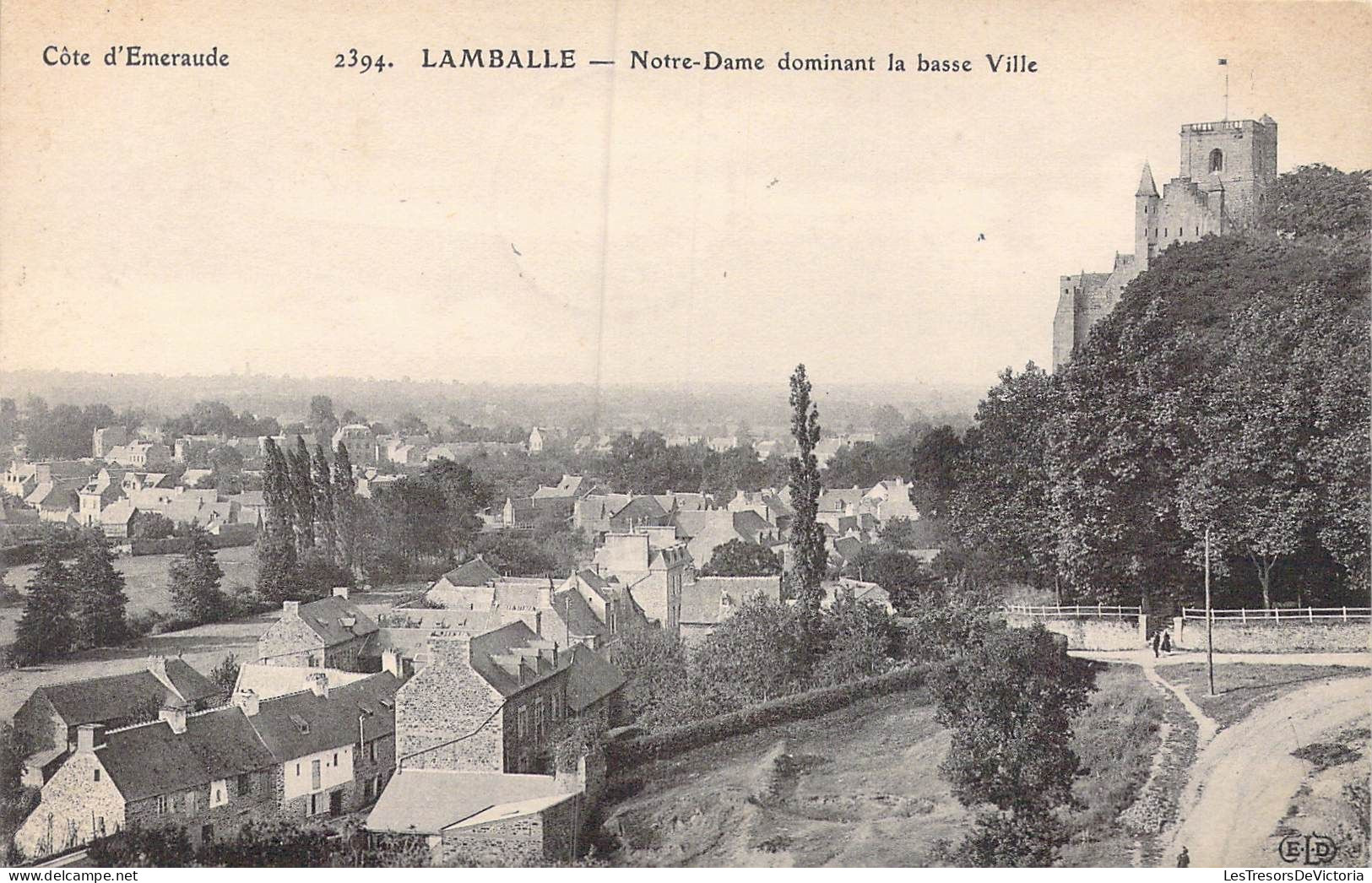FRANCE - 22 - Lamballe - Notre-Dame Dominant La Basse Ville - Côte D'Emeraude - Carte Postale Ancienne - Lamballe