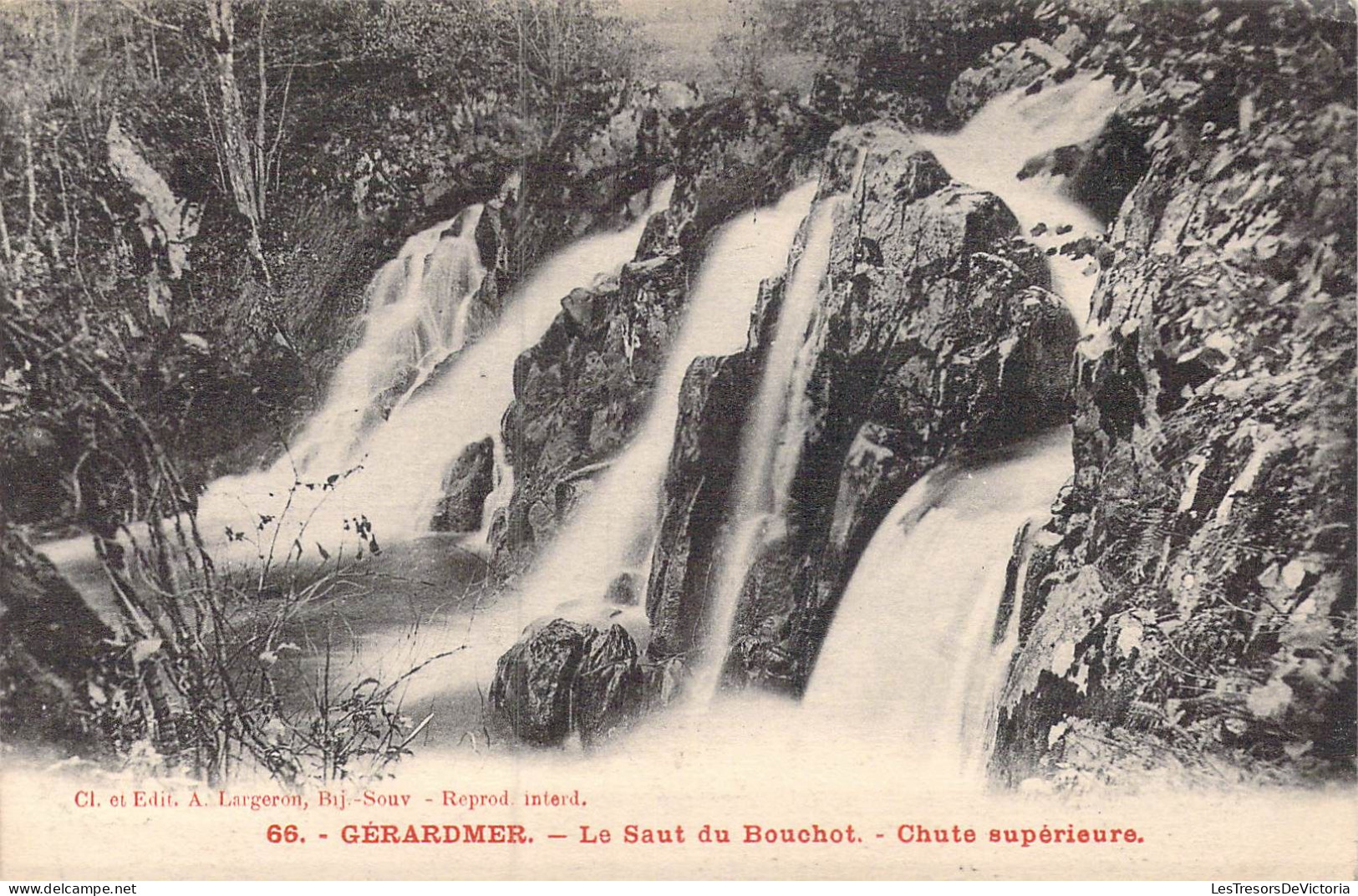 FRANCE - 88 - Gérardmer - Le Saut Du Bouchot - Chute Supérieure - Carte Postale Ancienne - Gerardmer