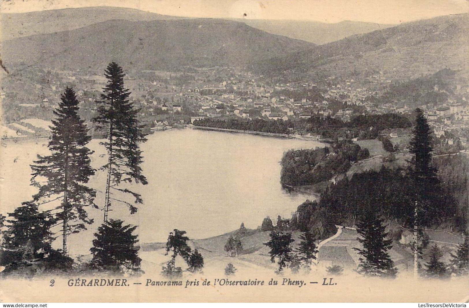 FRANCE - 88 - Gérardmer - Panorama Pris De L'Observatoire Du Pheny - Carte Postale Ancienne - Gerardmer