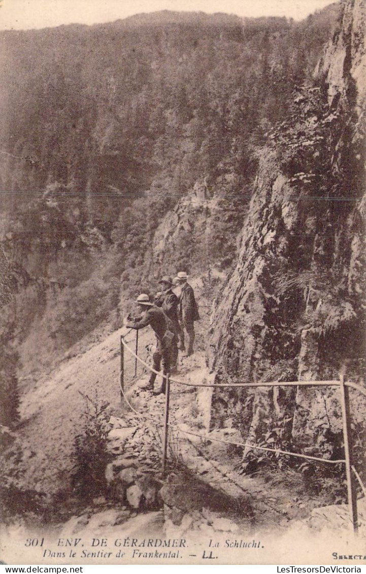 FRANCE - 88 - Environs De Gérardmer - La Schlucht - Dans Le Sentier De Frankental - Carte Postale Ancienne - Gerardmer