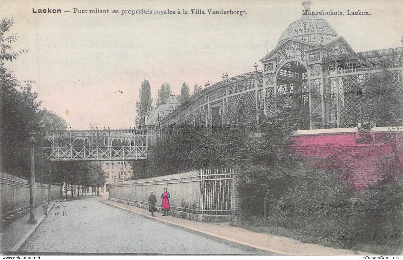 BELGIQUE - LAEKEN - Pont Reliant Les Propriétés à La Villa Vanderborgt - Carte Postale Ancienne - Laeken