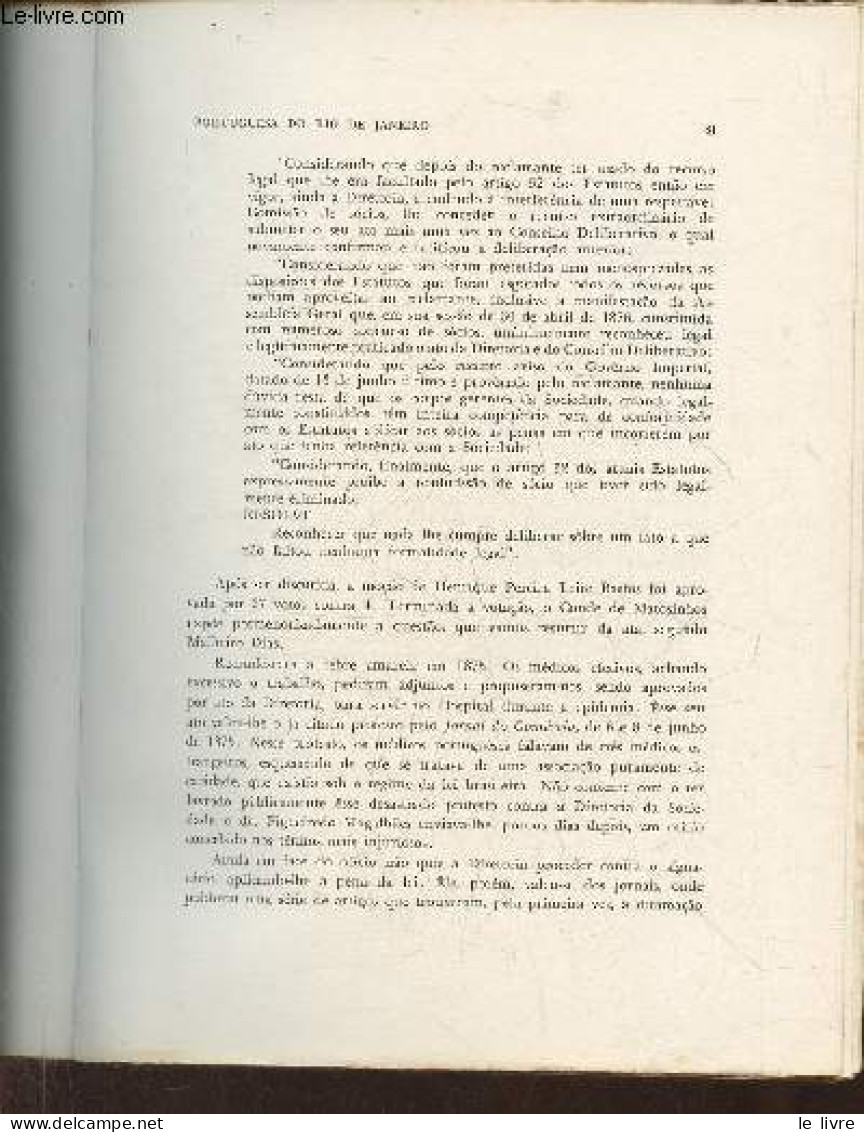 Historia De Beneficência Portuguesa- Do Rio De Janeiro (1840/1955) - Collectif - 1960 - Cultura