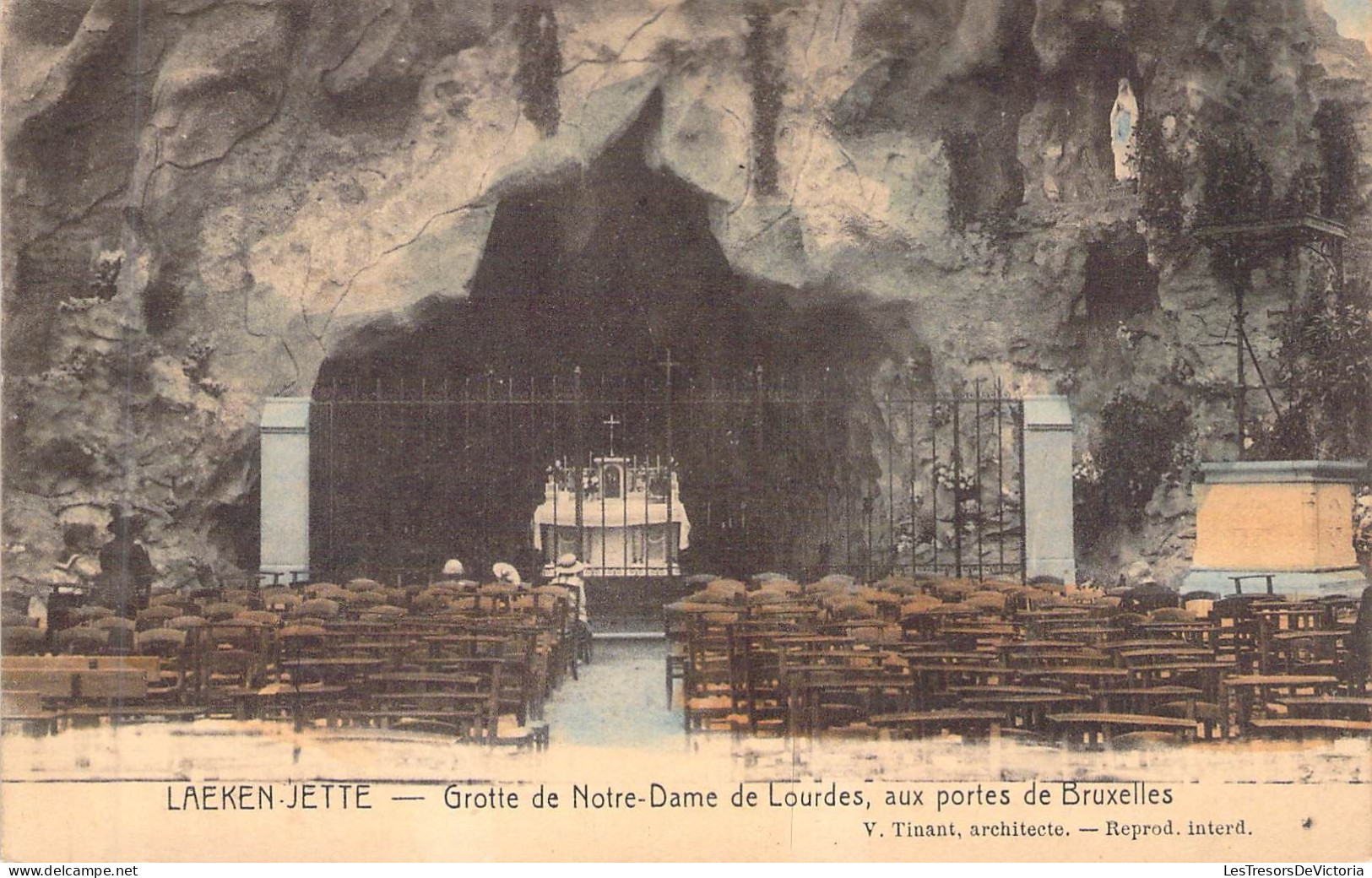 BELGIQUE - LAEKEN - Grotte De Notre Dame De Lourdes Aux Portes De Bruxelles - Carte Postale Ancienne - Laeken