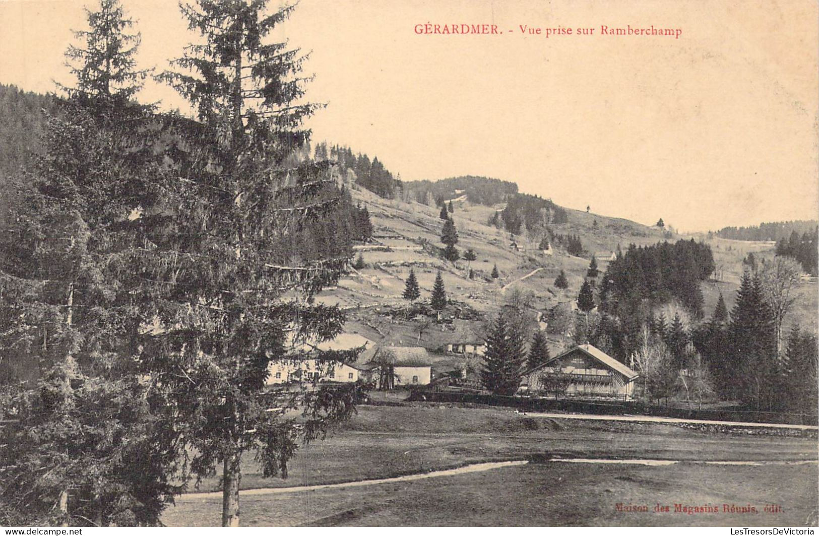 FRANCE - 88 - Gérardmer - Vue Prise Sur Ramberchamp - Carte Postale Ancienne - Gerardmer