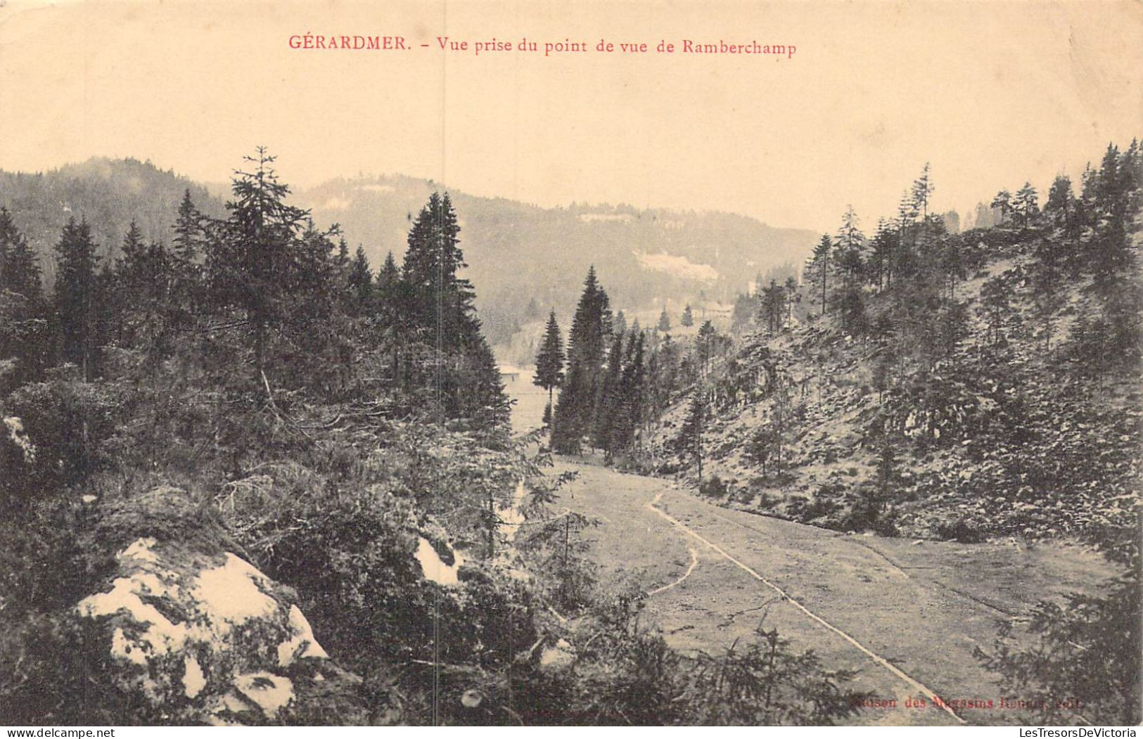 FRANCE - 88 - Gérardmer - Vue Prise Du Point De Vue De Ramberchamp - Carte Postale Ancienne - Gerardmer