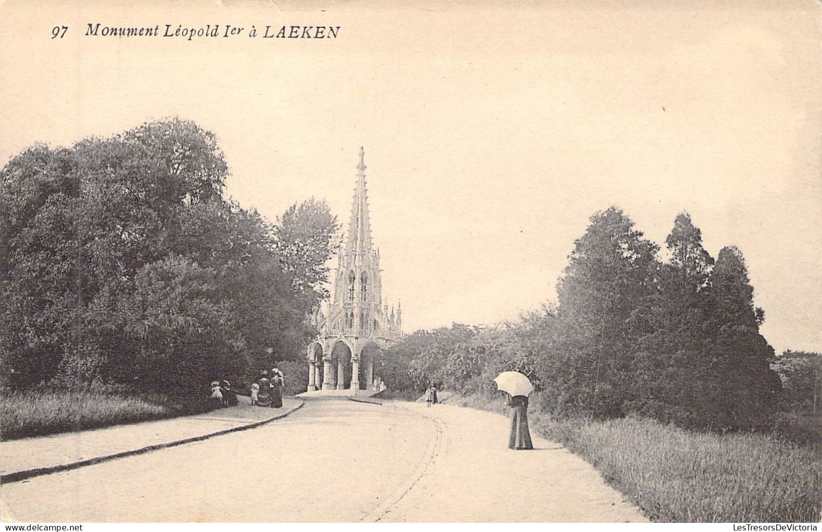 BELGIQUE - LAEKEN - Monument Léopold 1er - Carte Postale Ancienne - Laeken