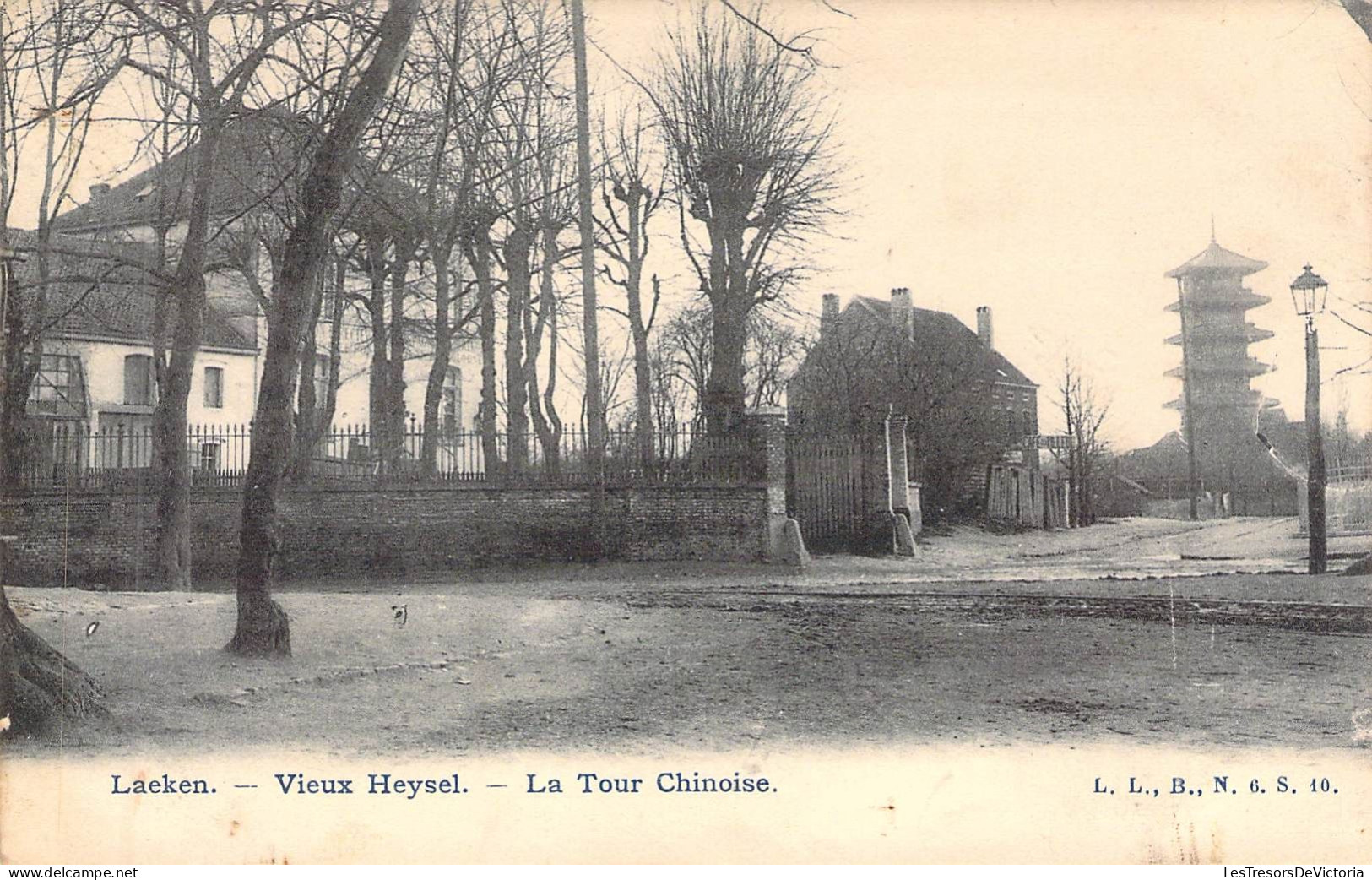 BELGIQUE - LAEKEN - Vieux Heysel - La Tour Chinoise - Carte Postale Ancienne - Laeken