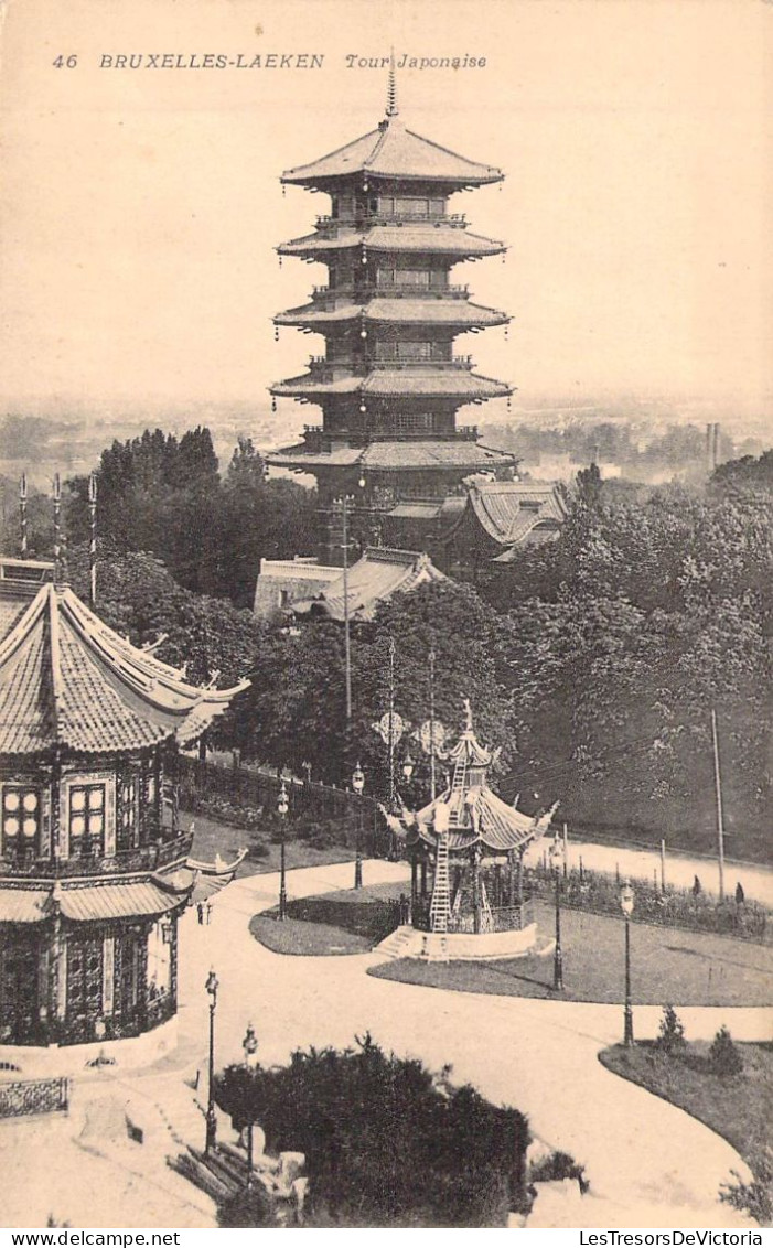 BELGIQUE - LAEKEN - Vieux Heysel - Tour Japonaise - Edit Henri Georges - Carte Postale Ancienne - Laeken