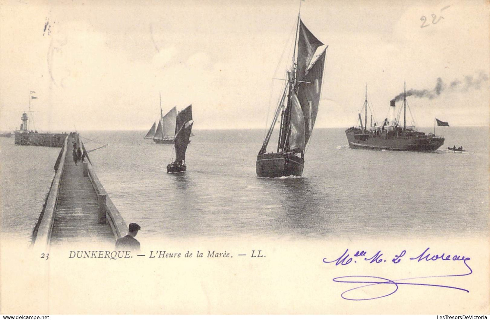 FRANCE - 62 - DUNKERQUE - L'Heure De La Marée - LL - Carte Postale Ancienne - Other & Unclassified