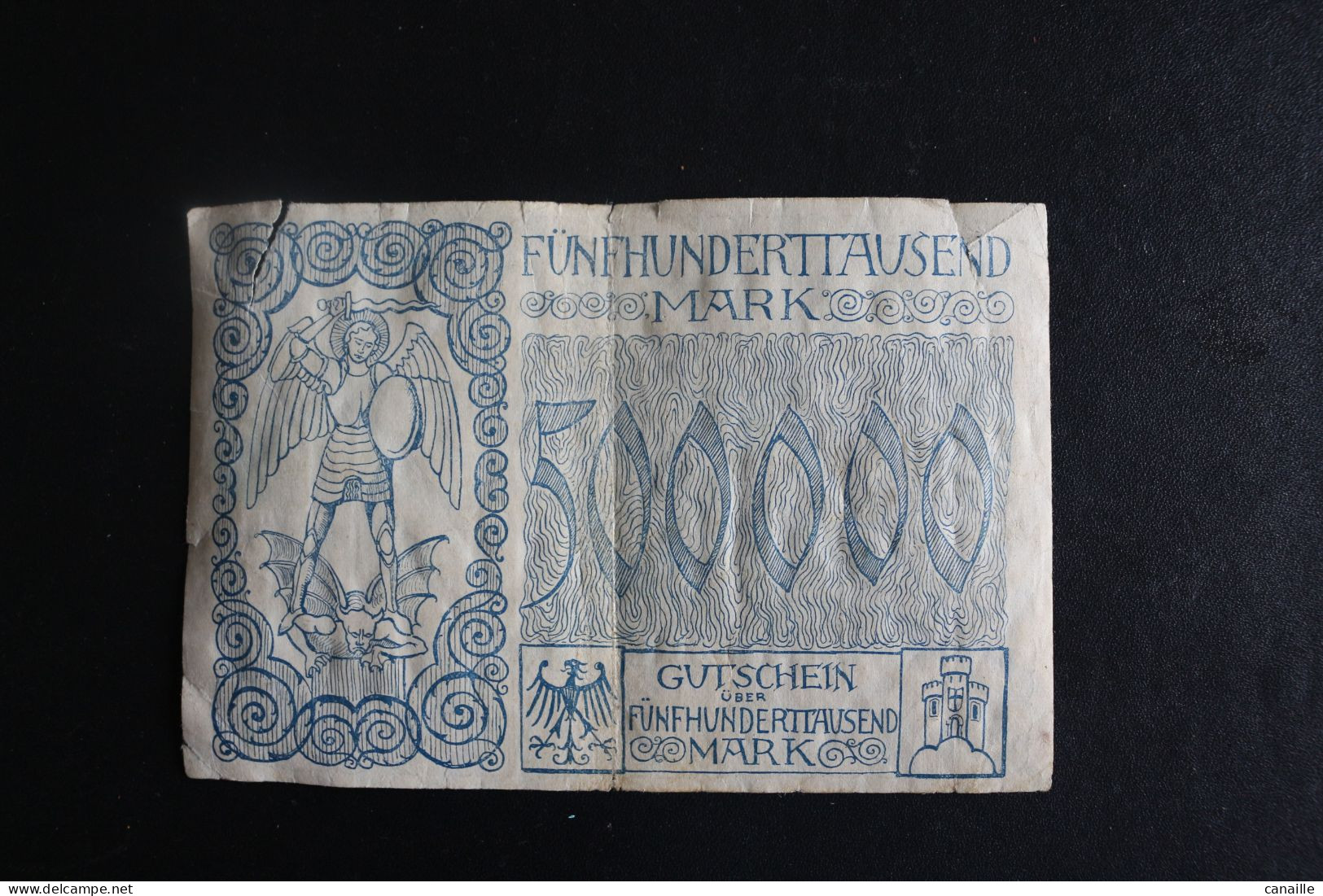 Billet, Empire Allemand /  Funfhunderttausend Mark Bad Godesberg A Rhein - 500 000 Mark Godesberg A 16 August 1923 - Colecciones