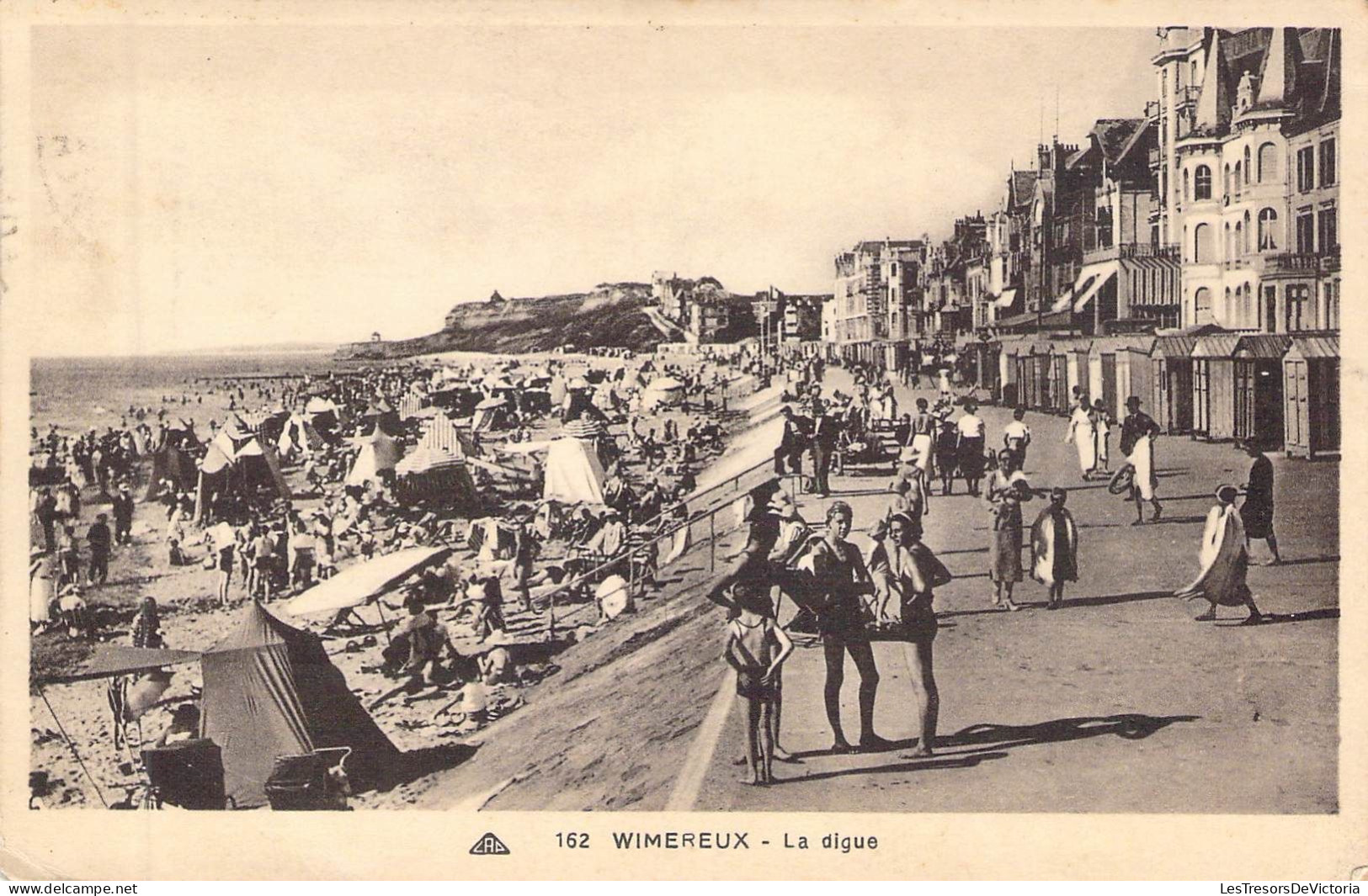 FRANCE - 62 - WIMEREUX - La Digue - Carte Postale Ancienne - Autres & Non Classés