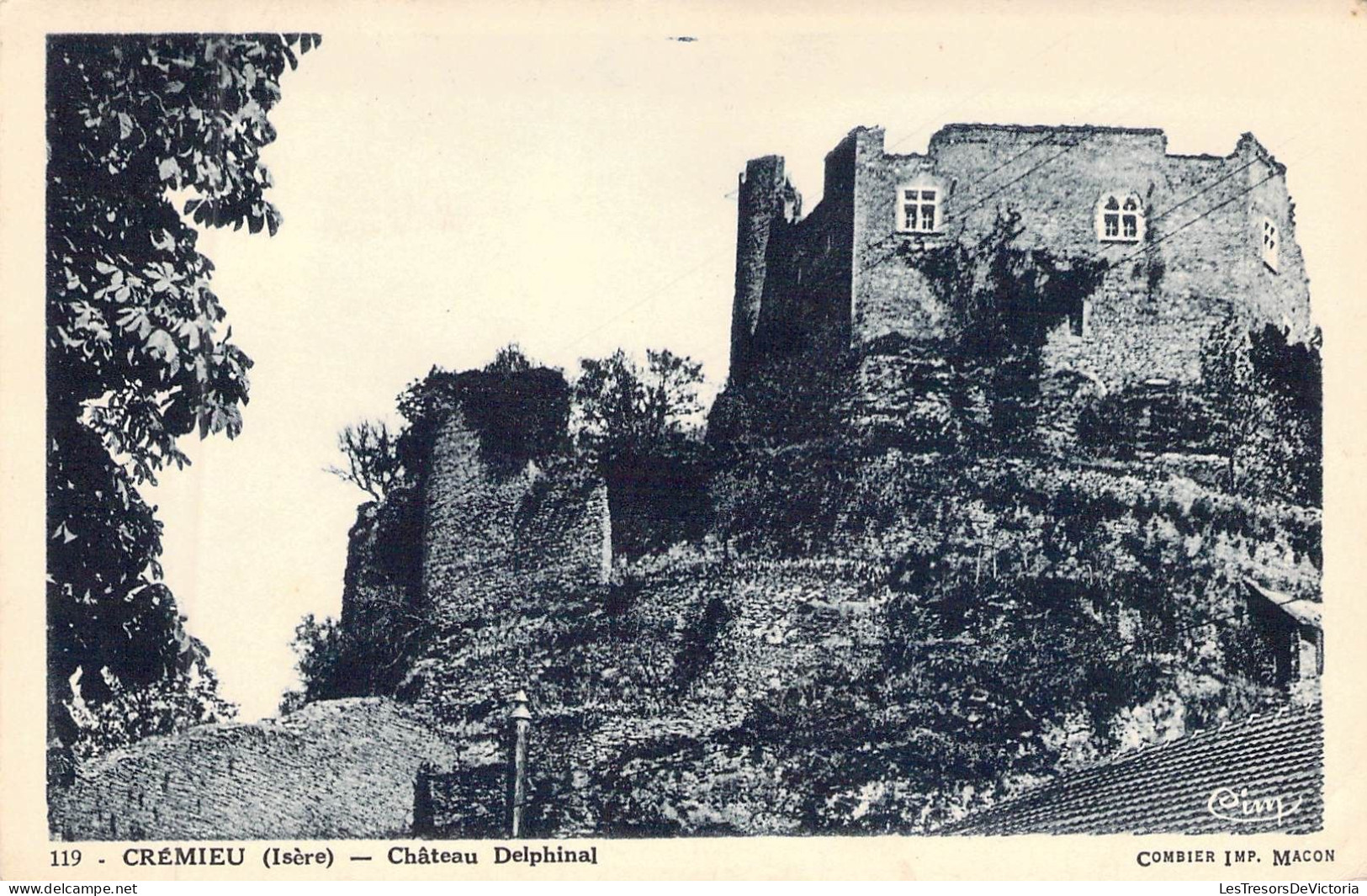 FRANCE - 38 - CREMIEU - Château Delphina - Carte Postale Ancienne - Crémieu
