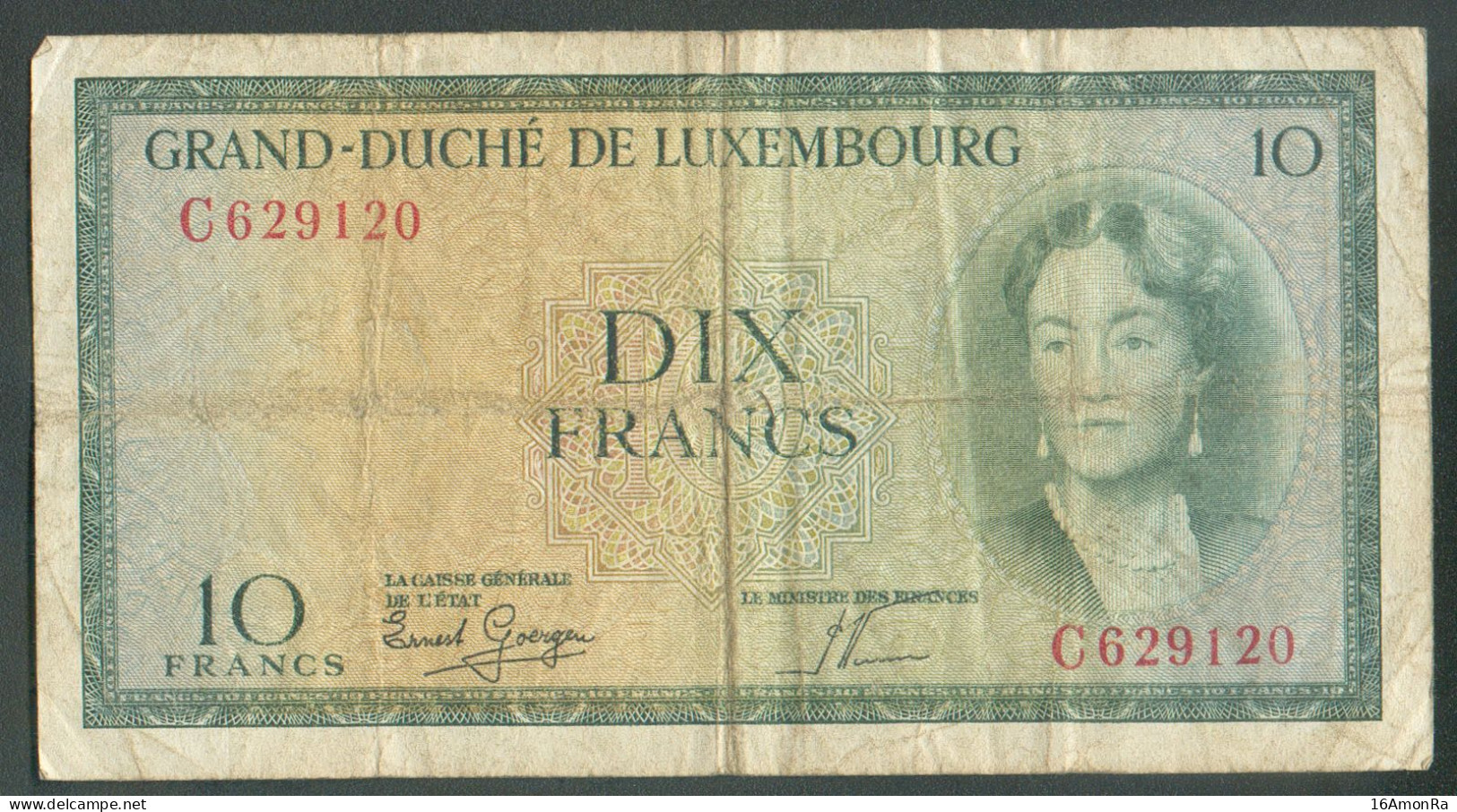 Billet De 10 Francs C629120 - 20973 - Lussemburgo