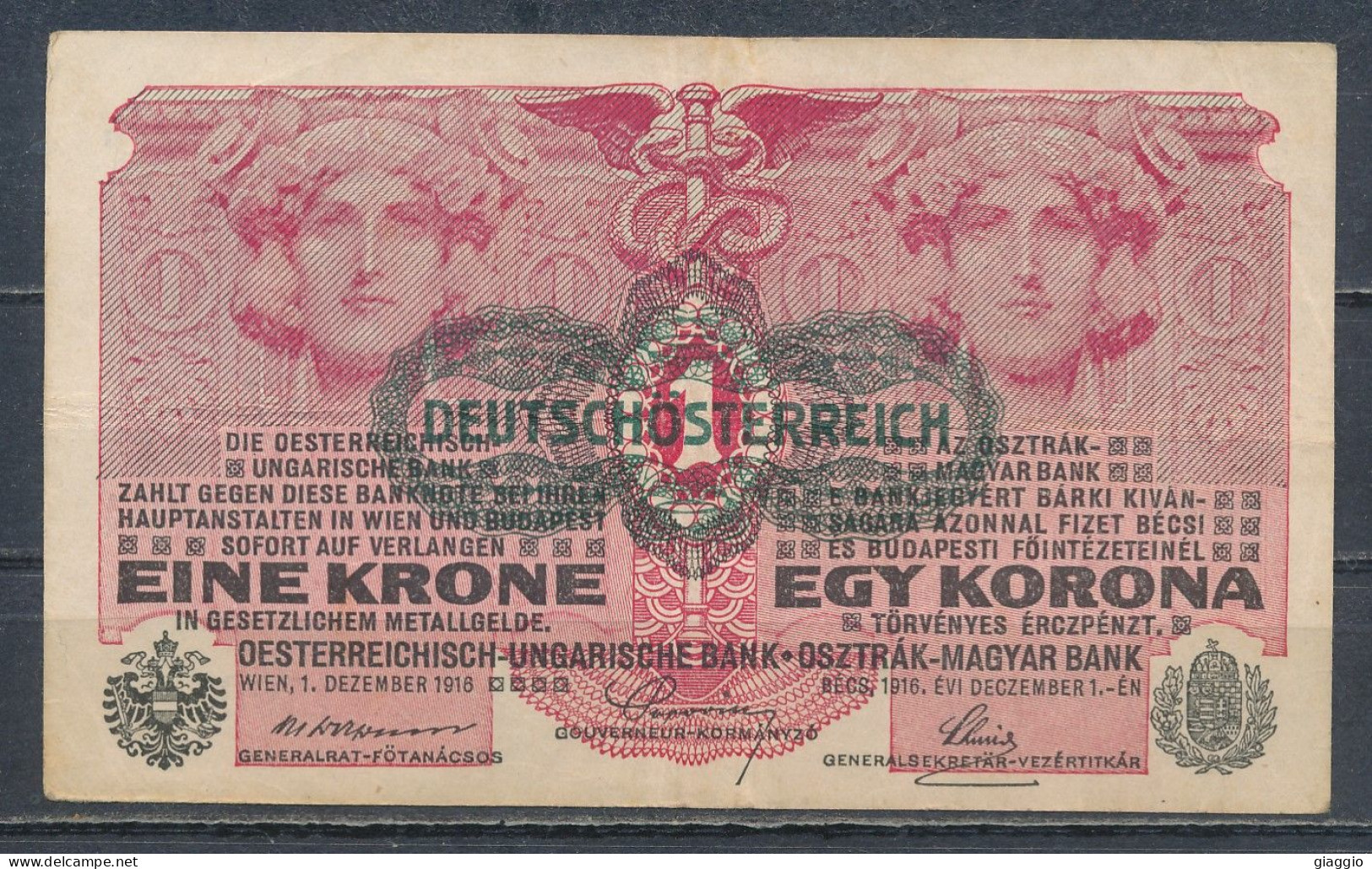 °°° AUSTRIA - 1 EGY KORONA 1916 °°° - Autriche