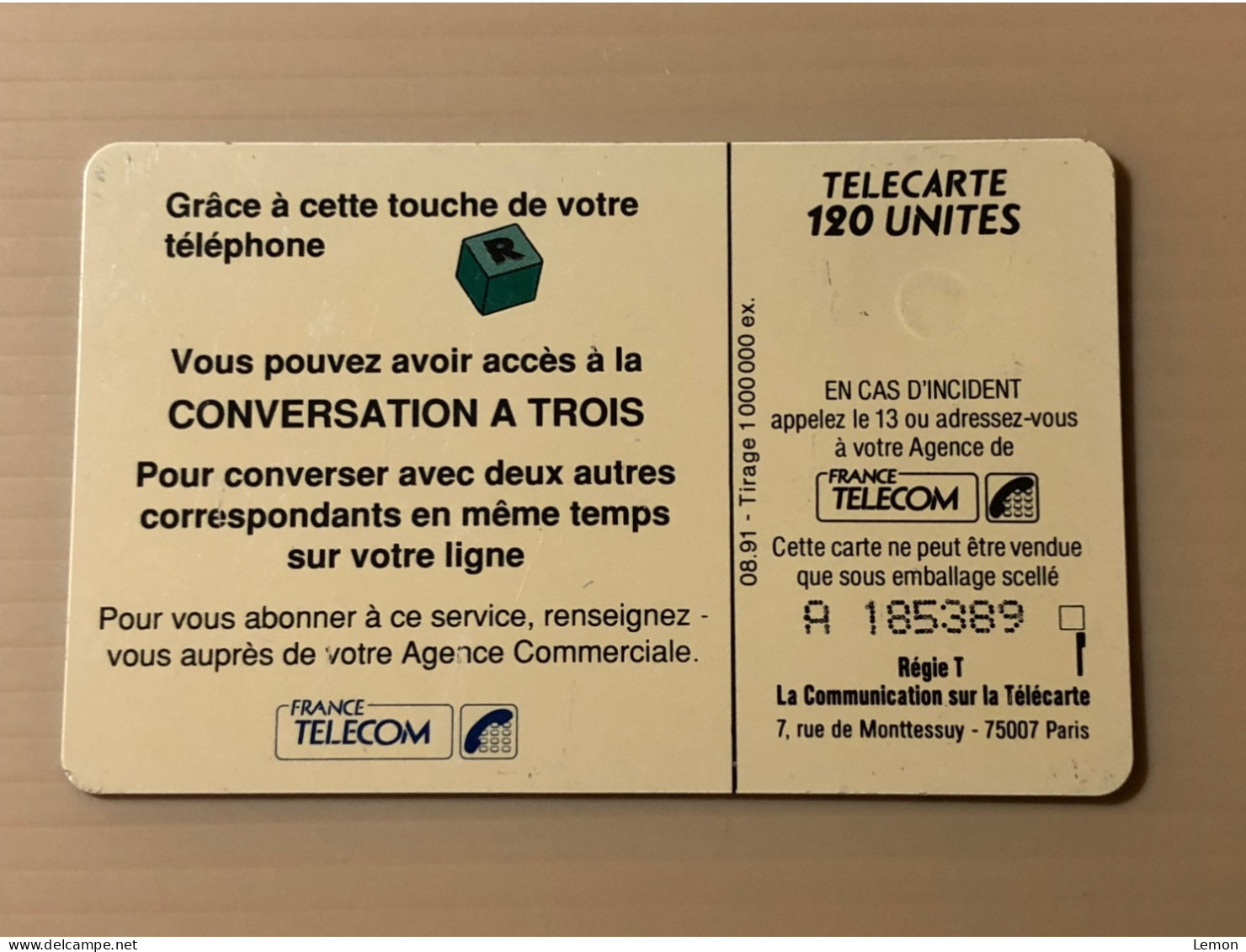 France Telecom Chip Telecarte Phonecard -  - Set Of 1 Used Card - Other & Unclassified