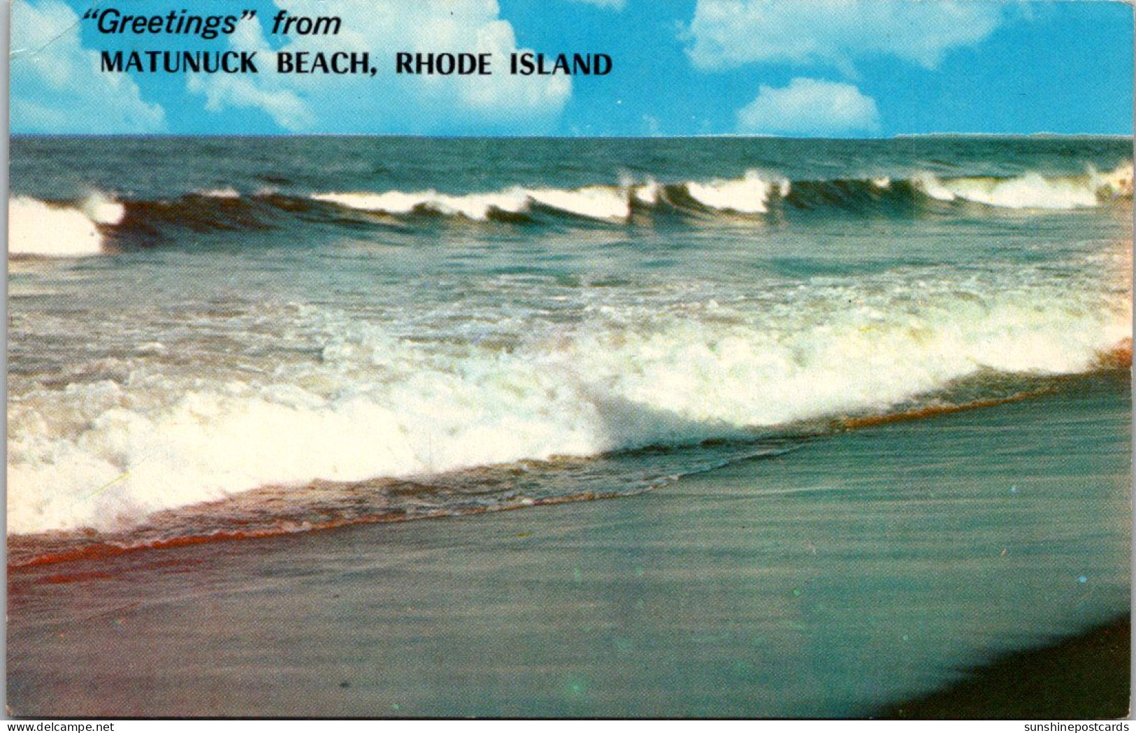 Rhode Island Greetings From Matunuck Beach - Andere & Zonder Classificatie