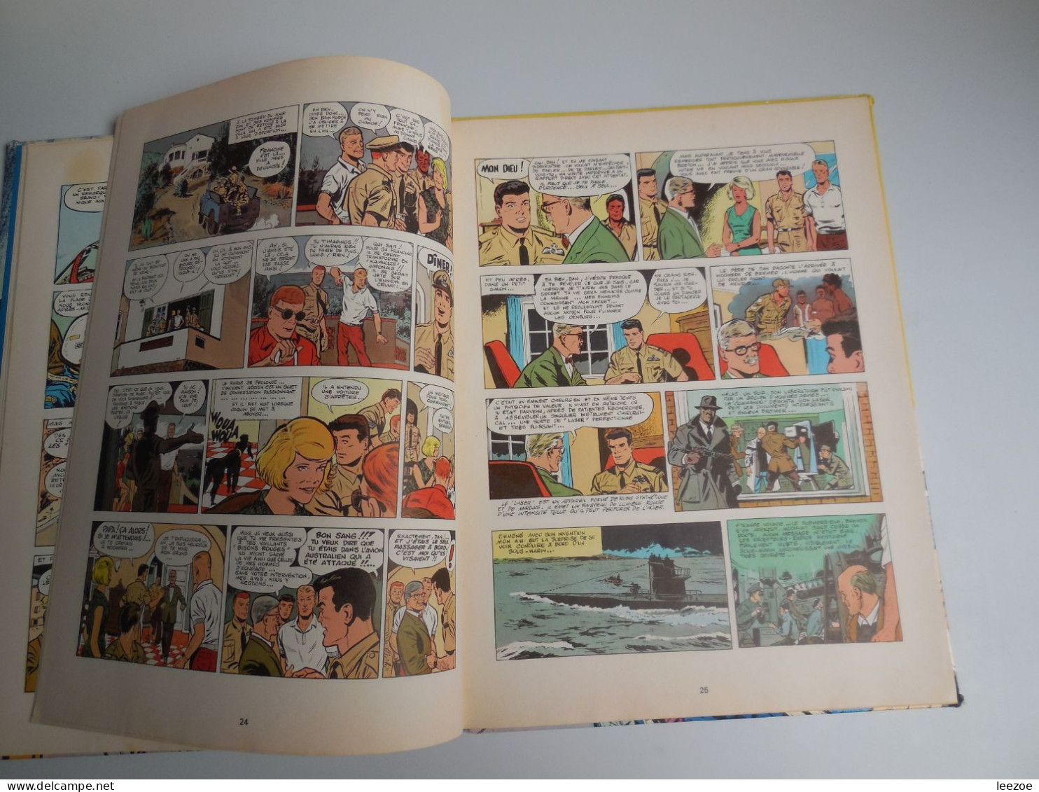 EO BD DAN COOPER LES TIGRES DE MER 1969, de ALBERT WEINBERG, une histoire du journal Tintin...N5..150