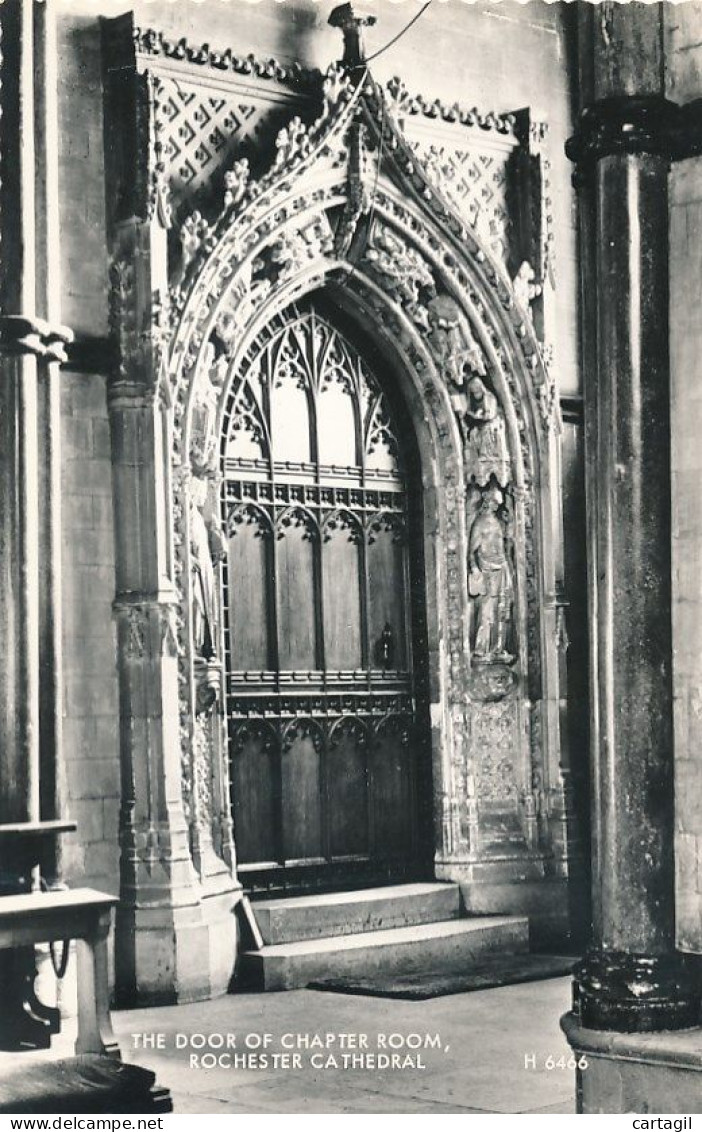 CPA ( Carte Photo)-24923-Royaume-Uni -Rochester -Cathedral -Door Of The Chapter Room-Envoi Gratuit - Rochester