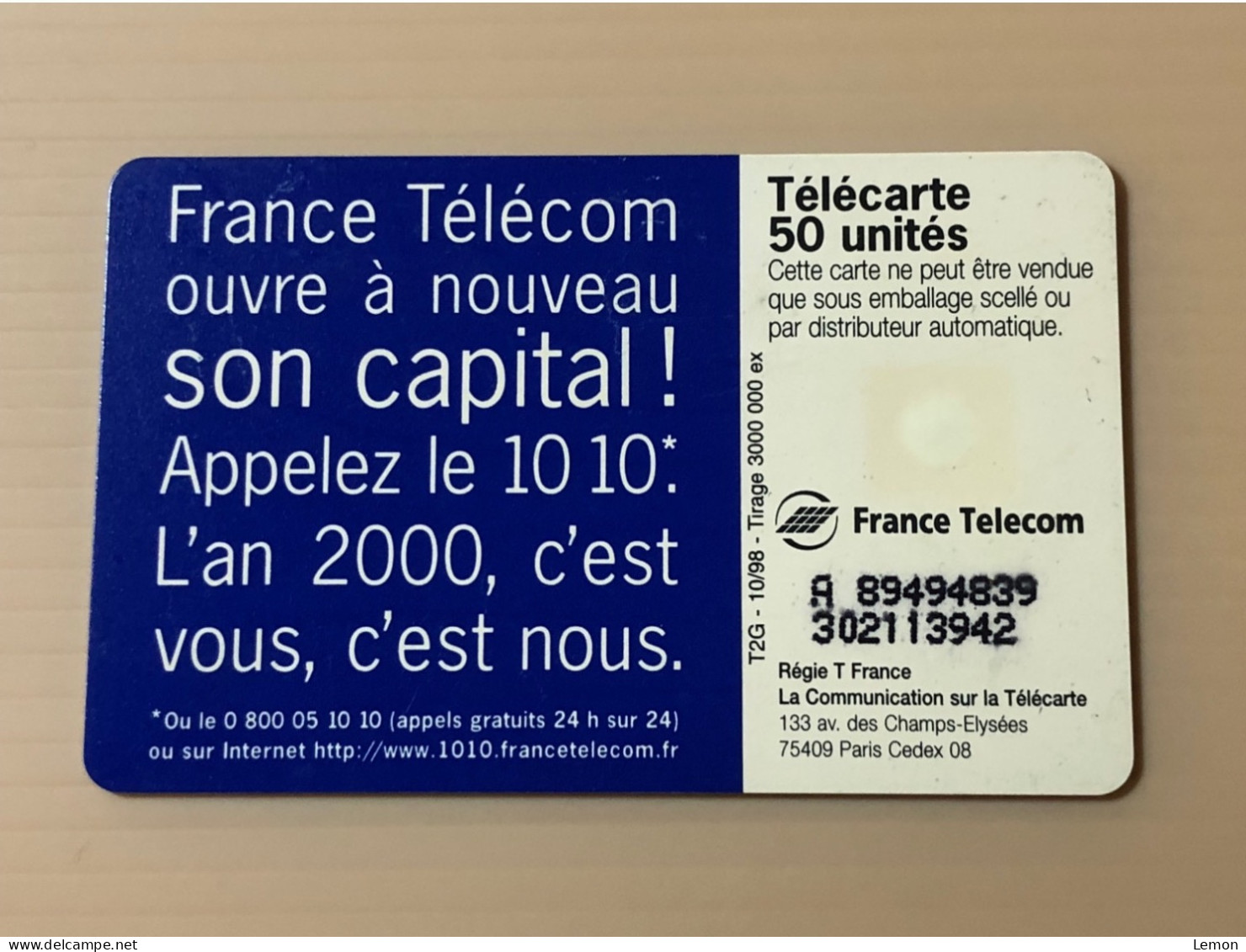 France Telecom Chip Telecarte Phonecard -  - Set Of 1 Used Card - Autres & Non Classés