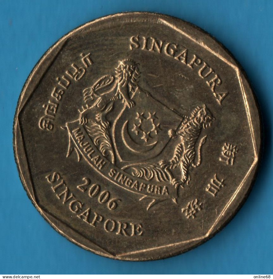 SINGAPORE 1 DOLLAR 2006 KM# 103 SINGAPURA - Singapour